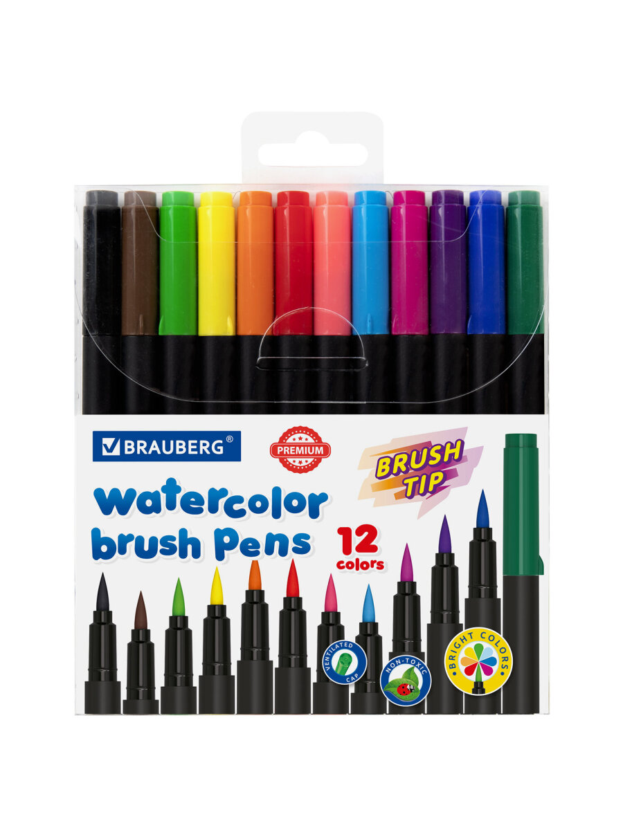 Фломастеры Brauberg 12 цв. - фото 6