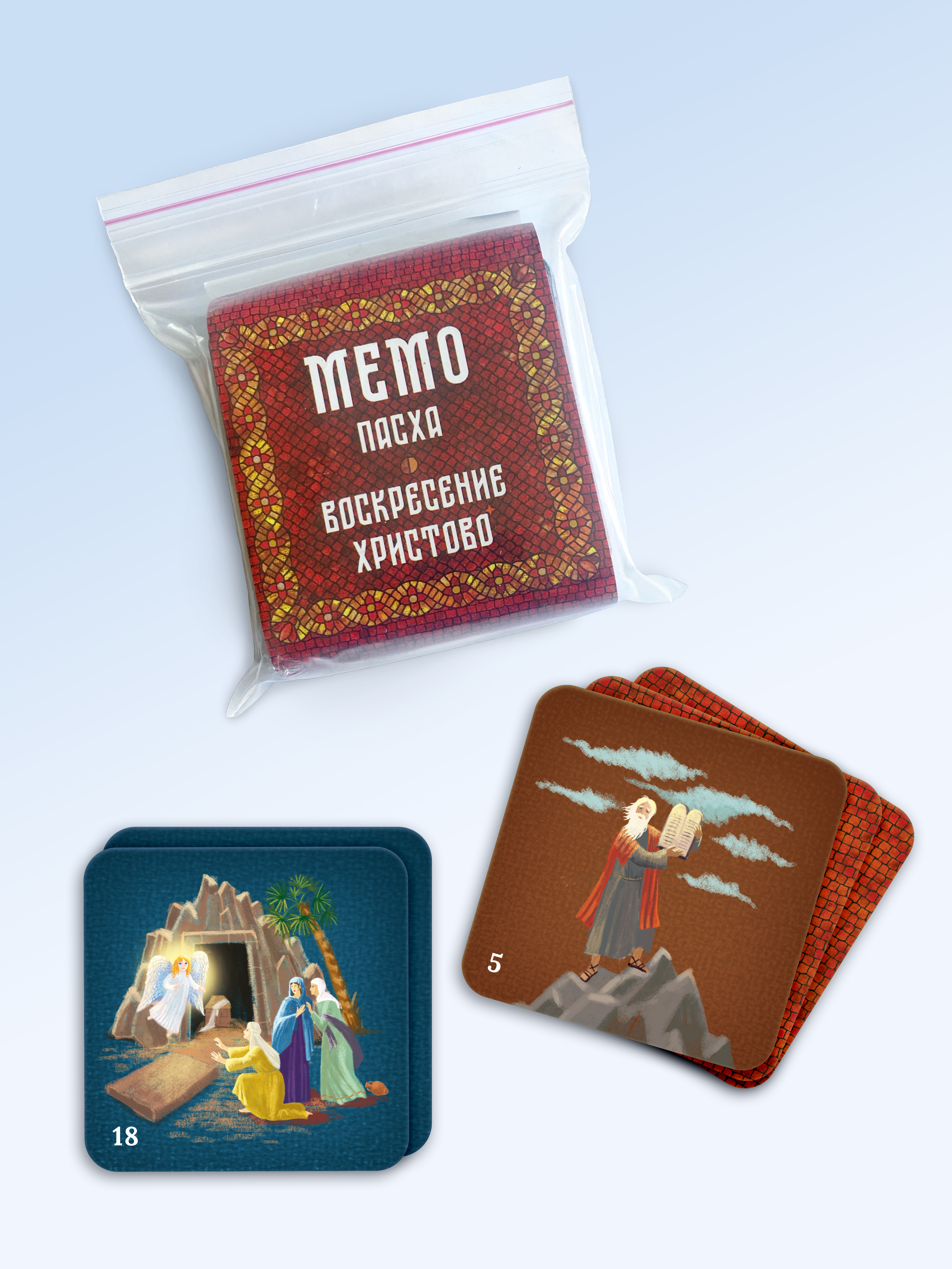 Настольная игра Студия Глава Мемо Пасха дорожная версия - фото 2