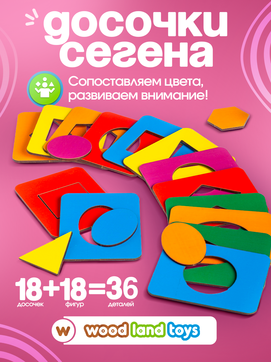 Игрушка WOODLANDTOYS рамка-вкладыш - фото 2