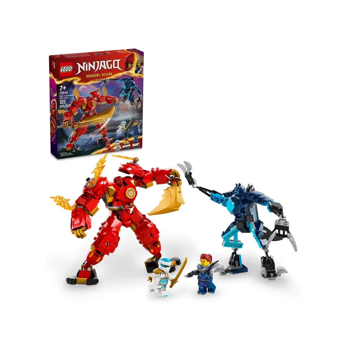 Конструктор LEGO NINJAGO Элементальный огненный меч Кая 322 дет. - фото 1