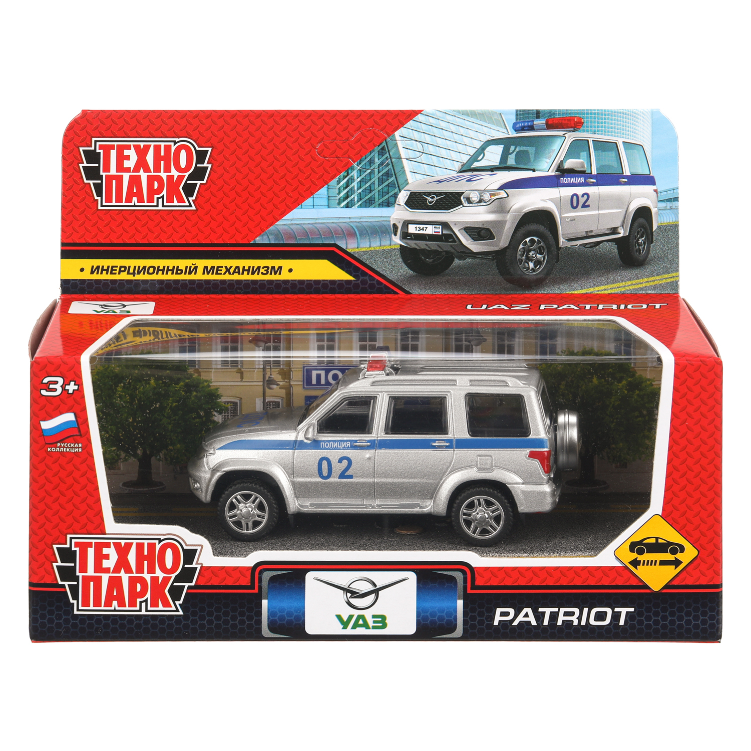 Полицейская машина Технопарк УАЗ Patriot 406189 - фото 1