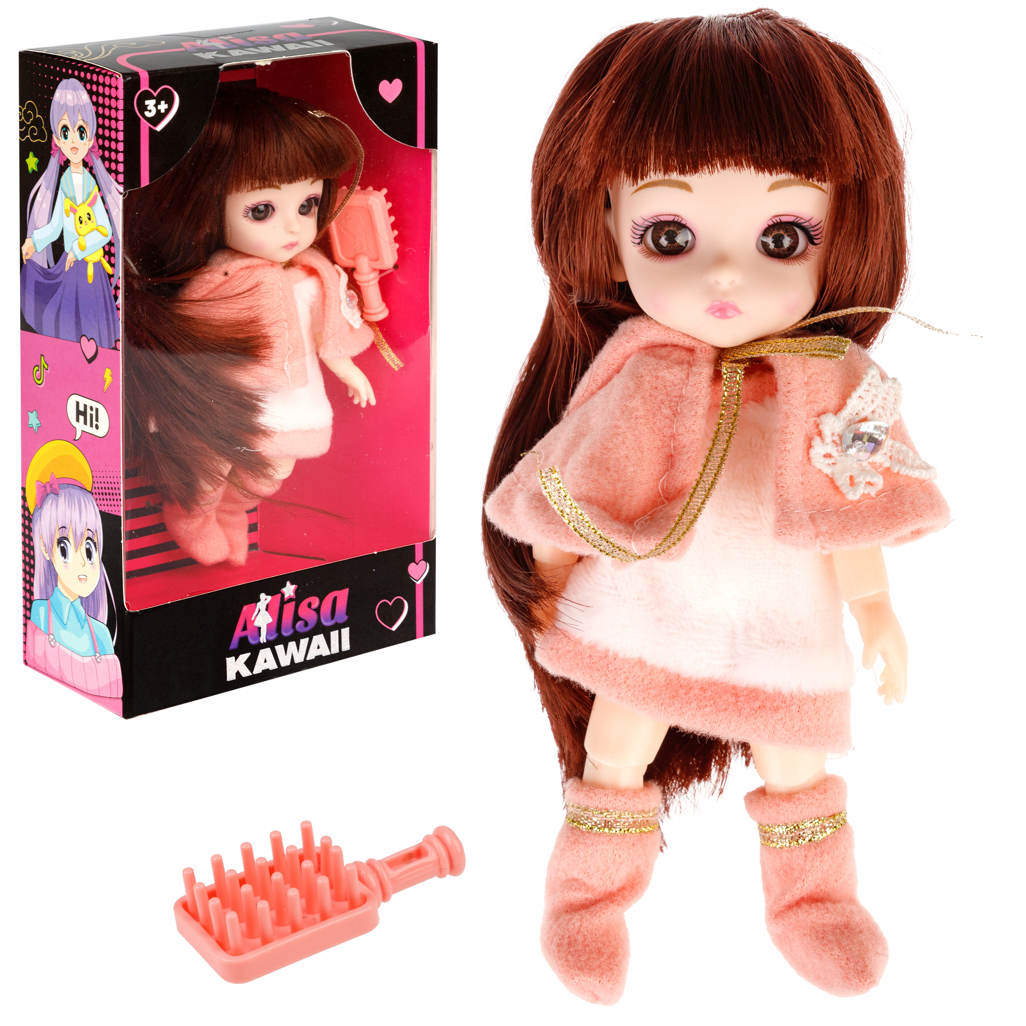Кукла мини 1TOY Alisa Kawaii mini Т24354 - фото 9