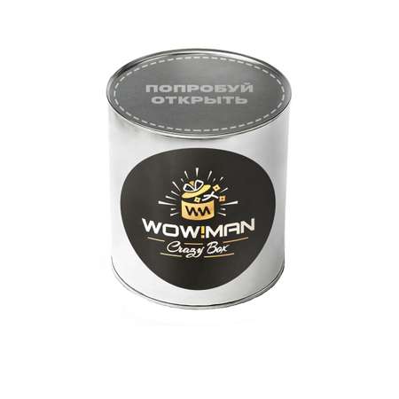 Подарочный набор Crazy Box WowMan Протеин со вкусом малина Смузи для похудения с малиновым вкусом