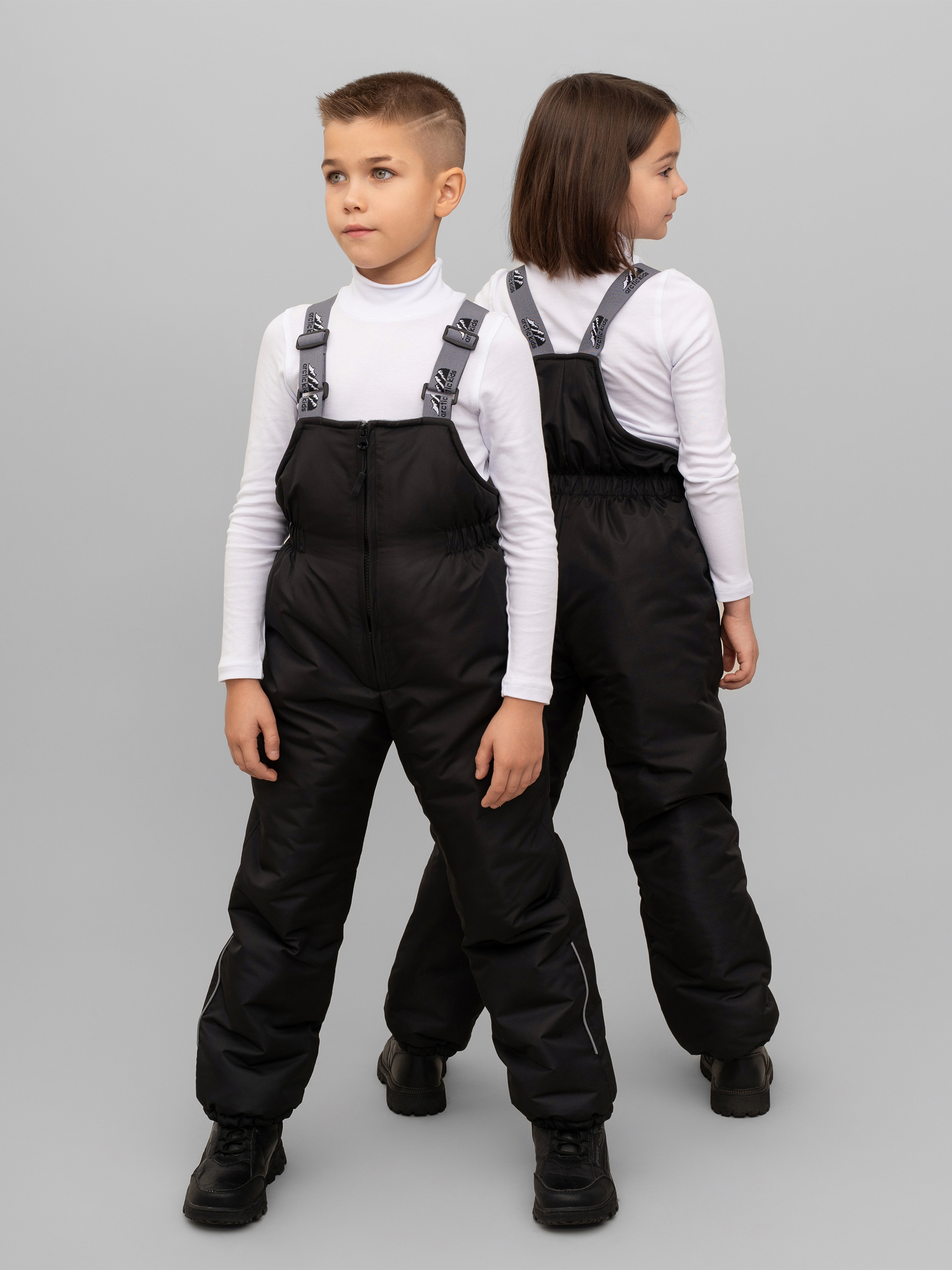 Полукомбинезон Arctic kids 60-010 черный - фото 3