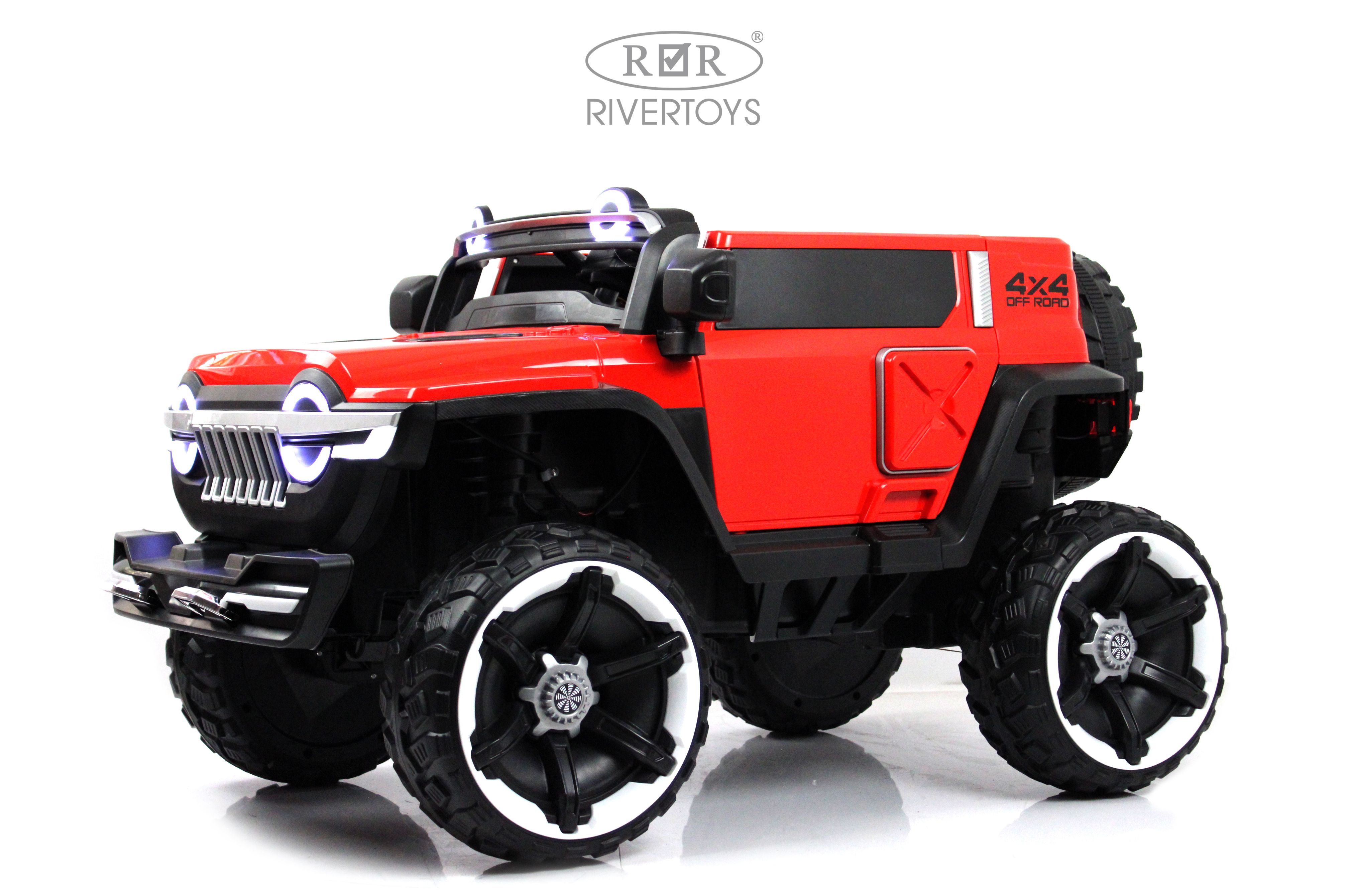 Электромобиль RIVERTOYS М222БХ-RED С пультом ДУ - фото 14