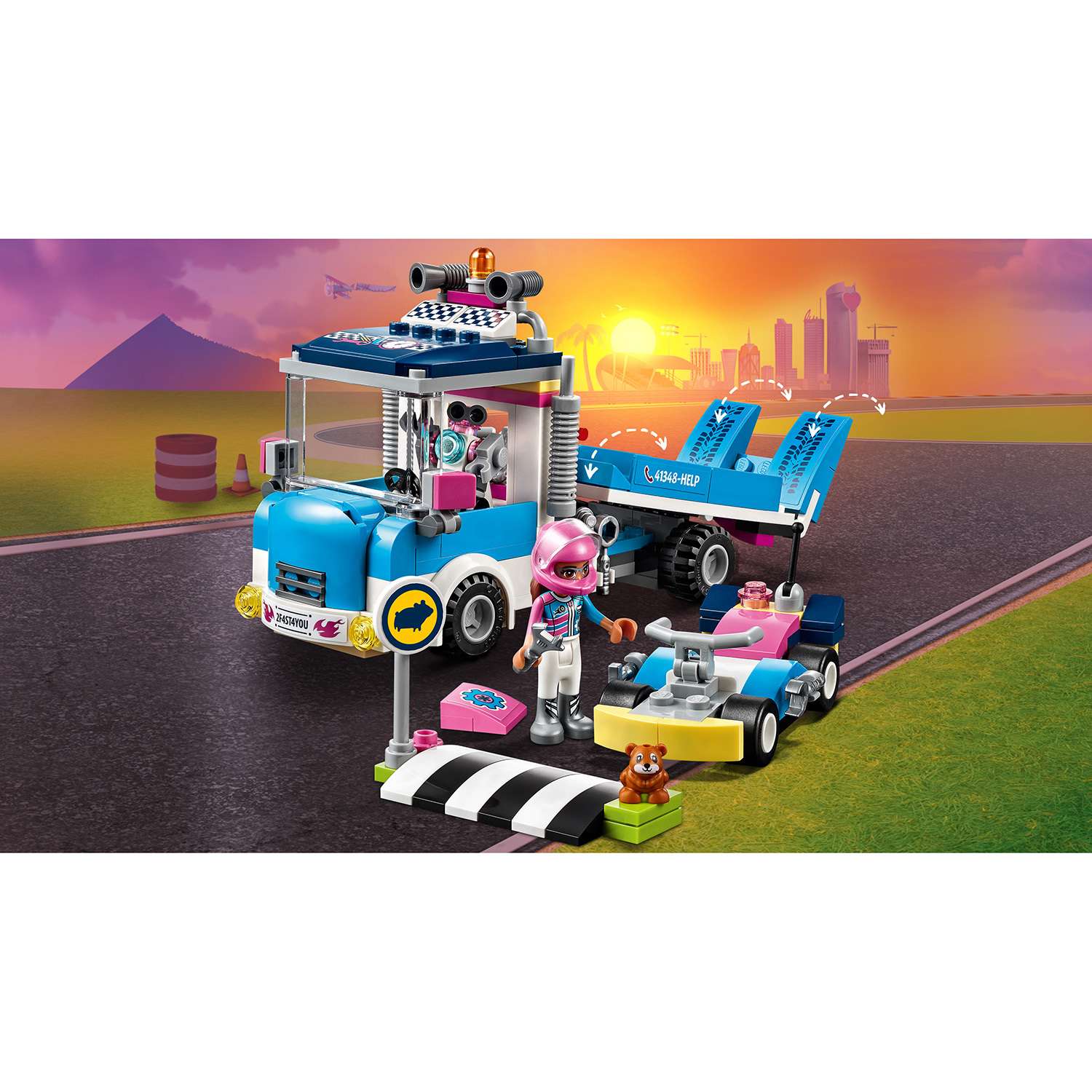 Конструктор LEGO Friends Грузовик техобслуживания - фото 7