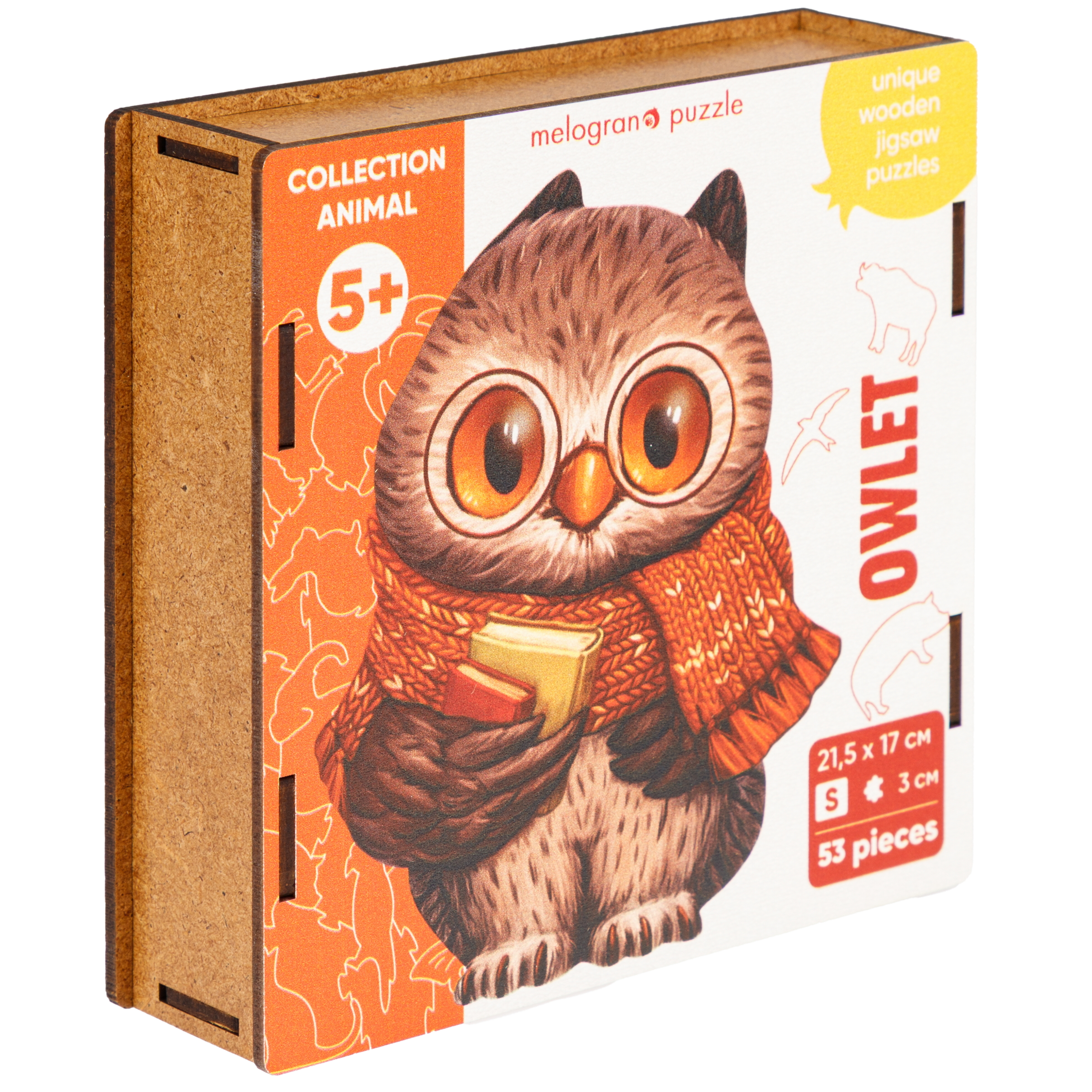 Пазл Melograno puzzle деревянный - фото 6