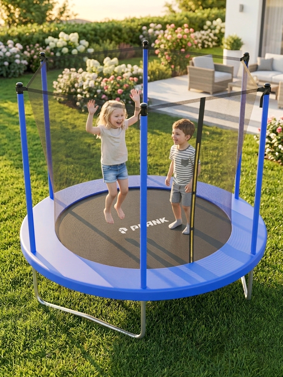 Батут уличный Plank SKY 8ft internal 244см с внутренней сеткой - фото 9