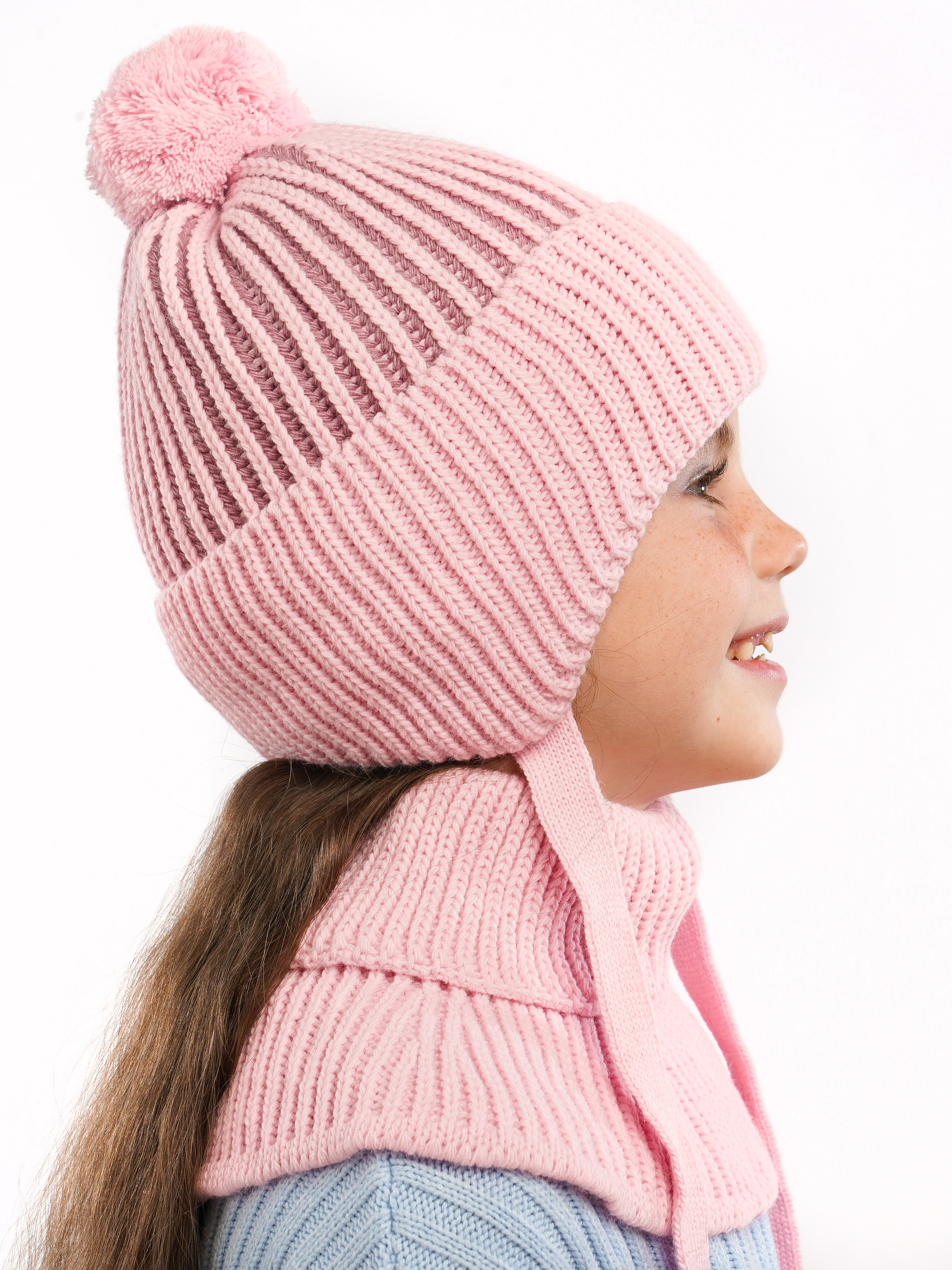 Шапка и снуд ПриКиндер U-W_233900 Цвет: Розовый - фото 10
