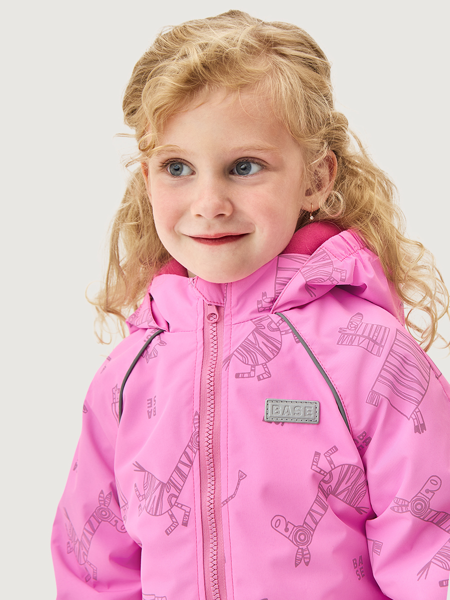Ветровка BASE by NIKASTYLE б4л10026 розовый - фото 5