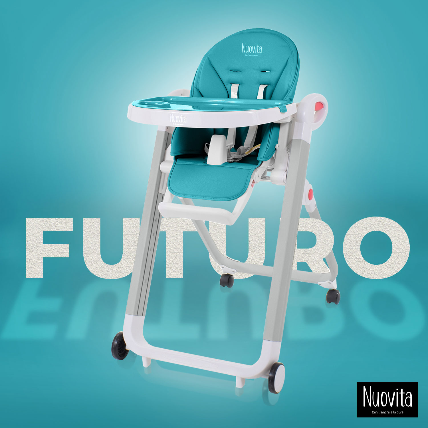 Стульчик для кормления Nuovita Futuro Bianco классический - фото 2