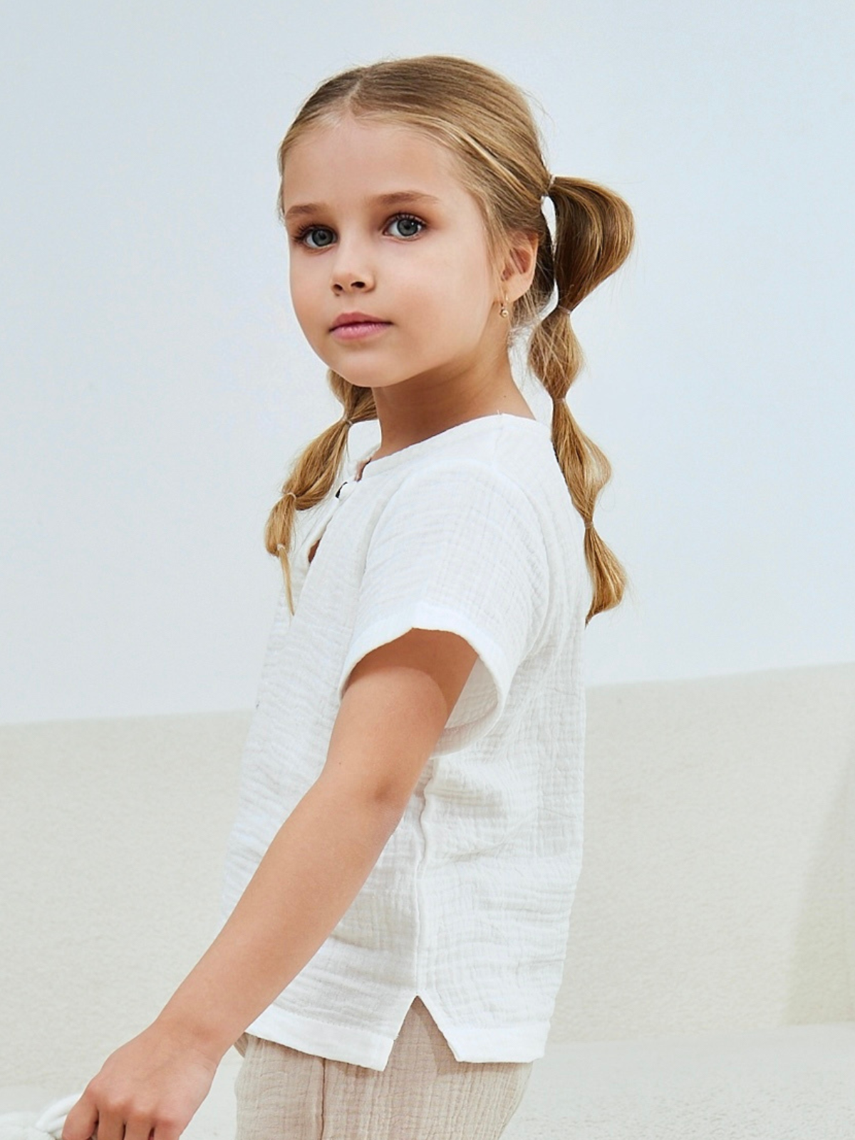 Рубашка MOUN футболка_муслин_белая - фото 6