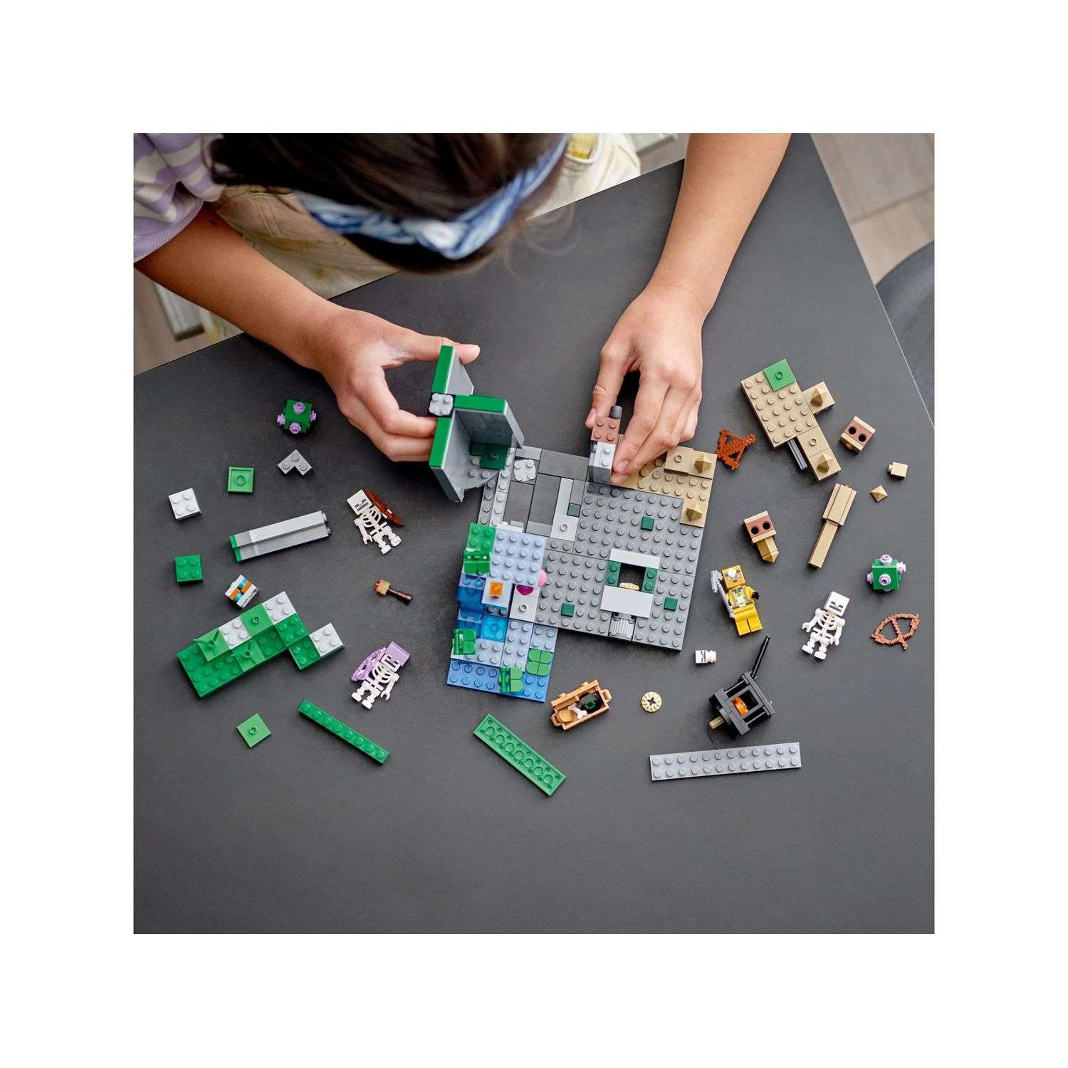 Конструктор LEGO Minecraft Подземелье скелета 364 дет. - фото 4