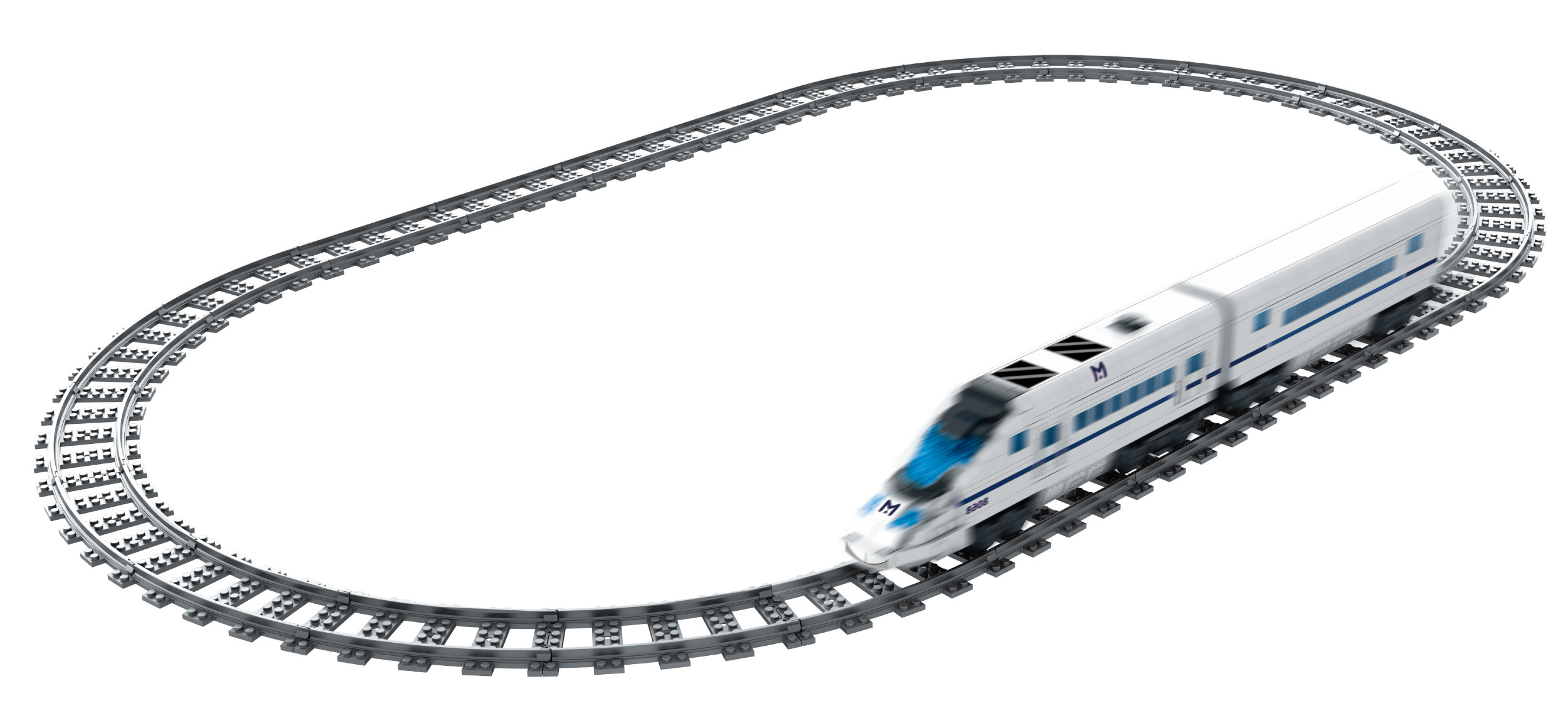 Конструктор Im.Master Поезд 587 дет. - фото 3