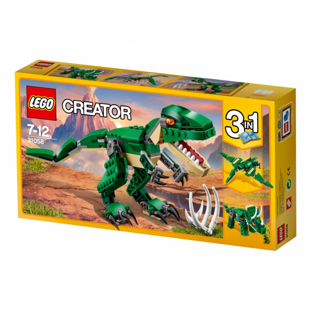 Конструктор LEGO Creator Грозный динозавр блочный - фото 2