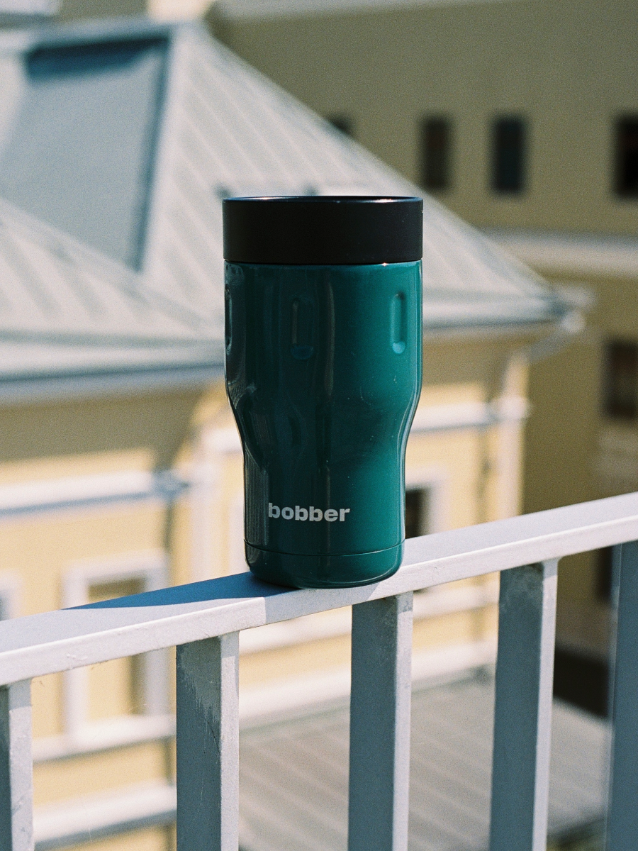 Термокружка 350 мл для напитков Tumbler Bobber темно-бирюзовый - фото 4