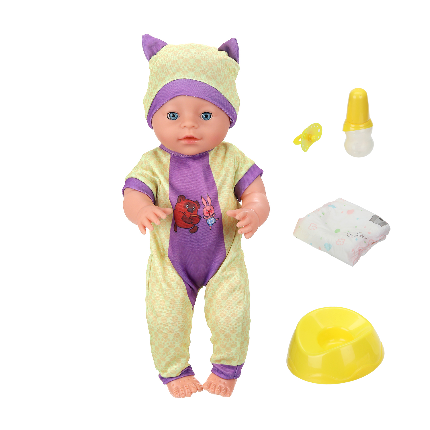 Кукла пупс Карапуз высота 40 см 401377 - фото 2