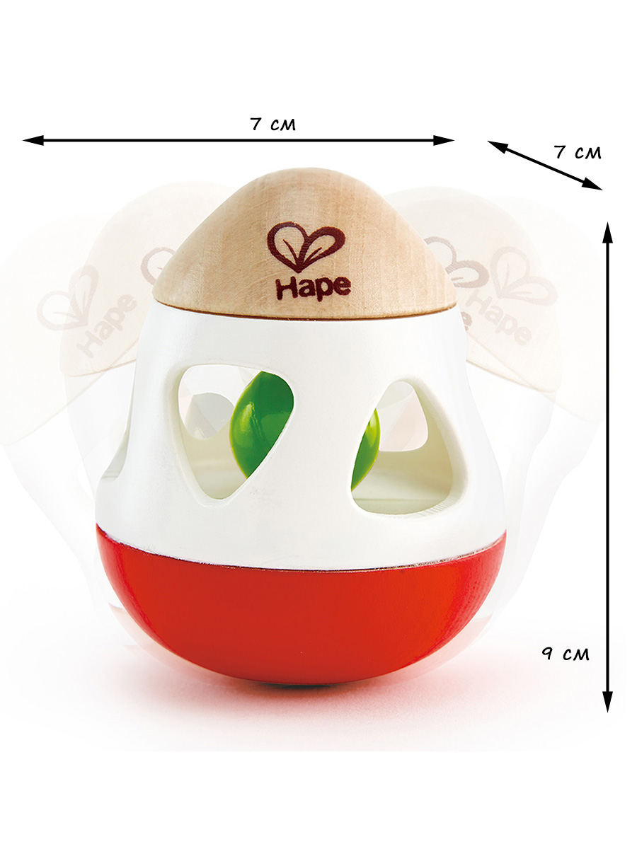Игрушка Hape неваляшка Звон колокольчика - фото 5