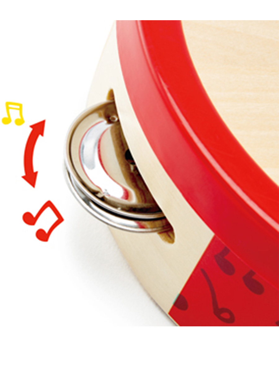 Игрушка музыкальная Hape бубен - фото 5