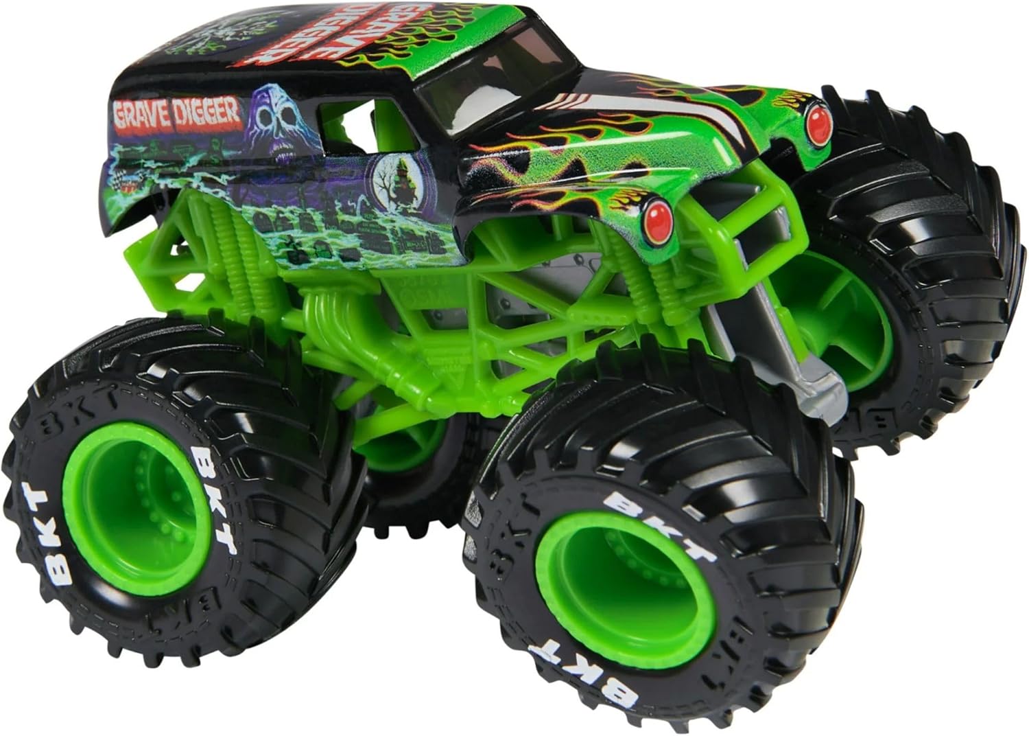 Монстр-трак Monster Jam Grave Digger 1:64 6044941/20156549 - фото 3