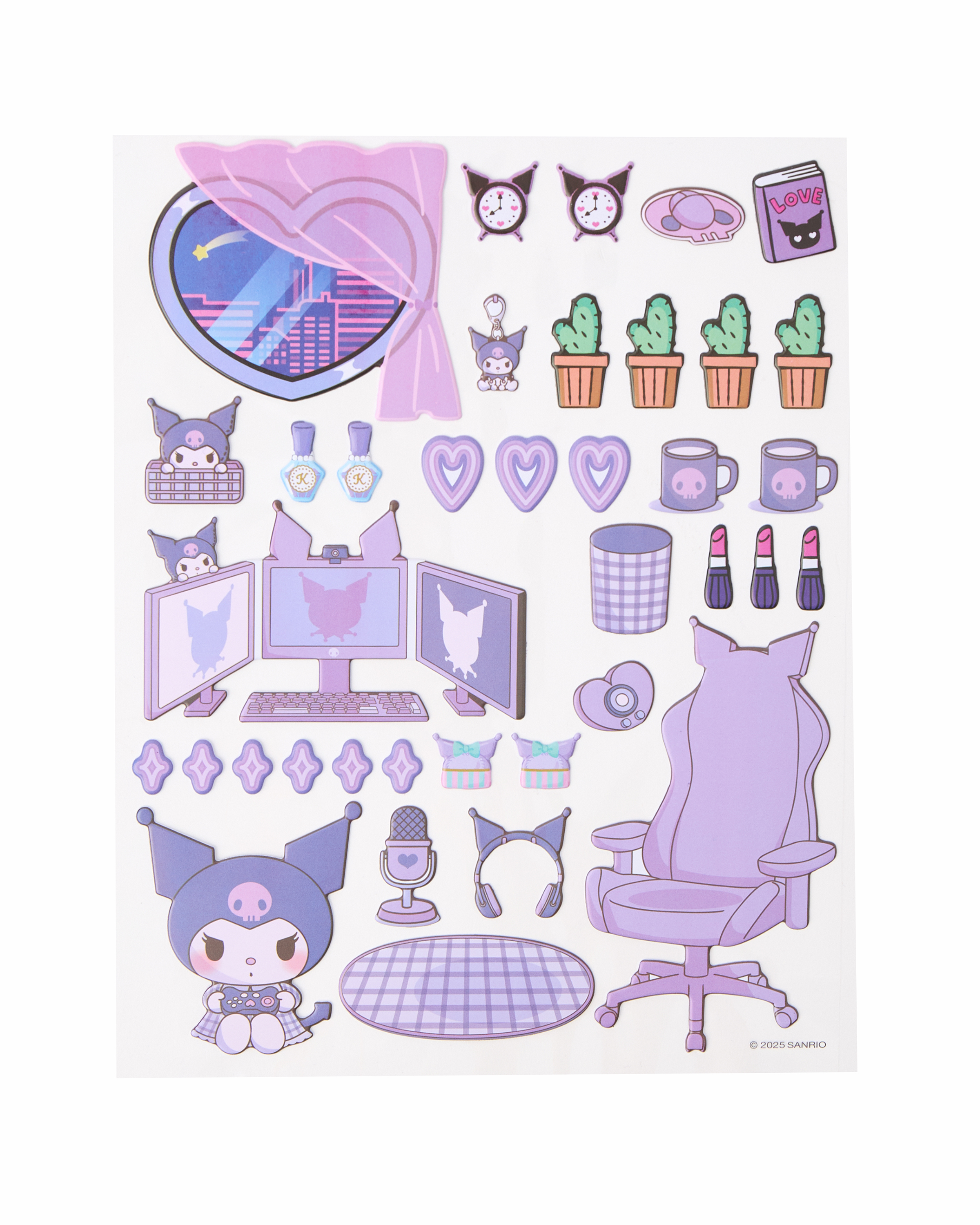 Наклейки Attivio Kuromi - фото 4