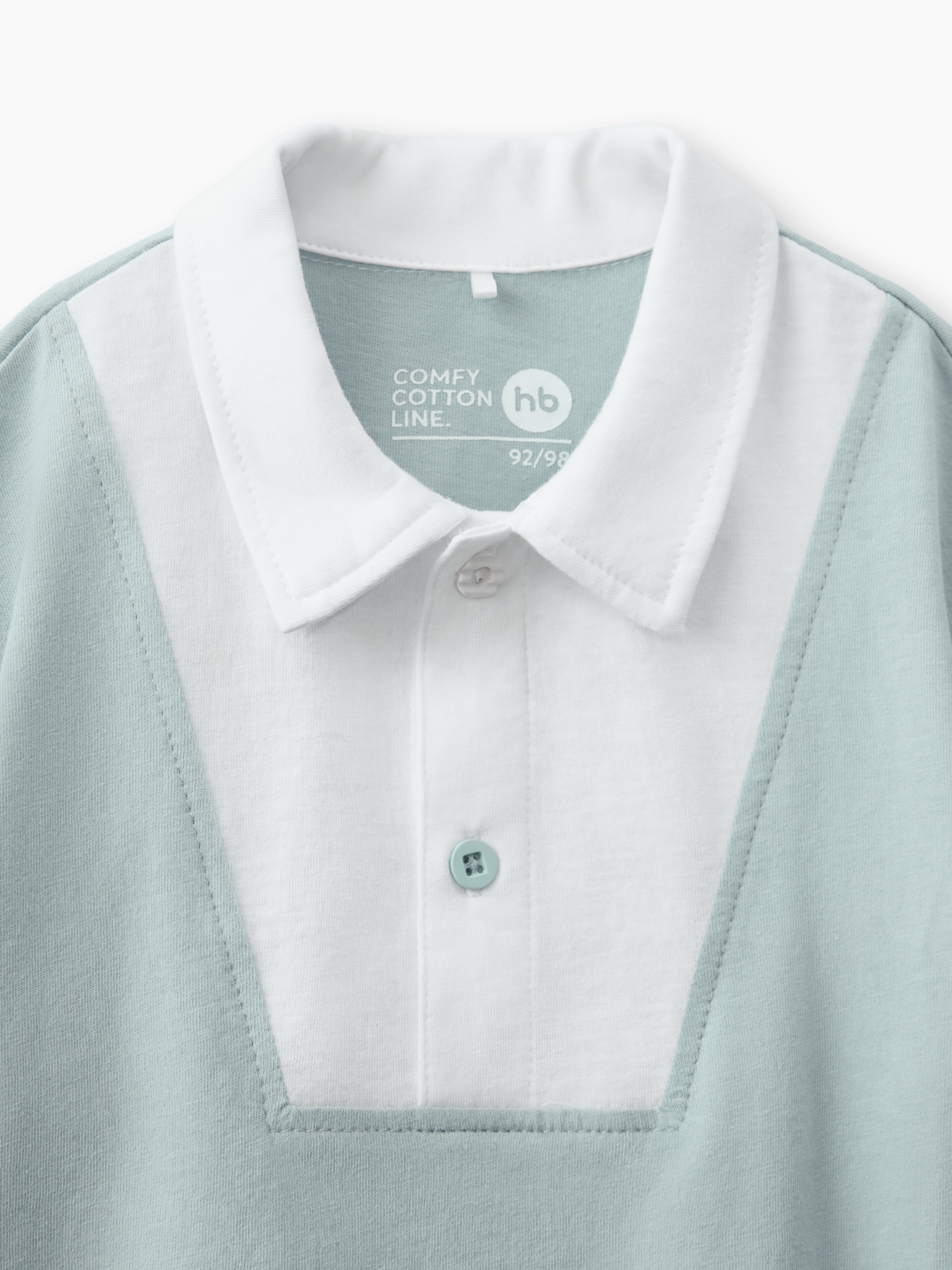 Поло Happy Baby 88720-1_light-blue - фото 5