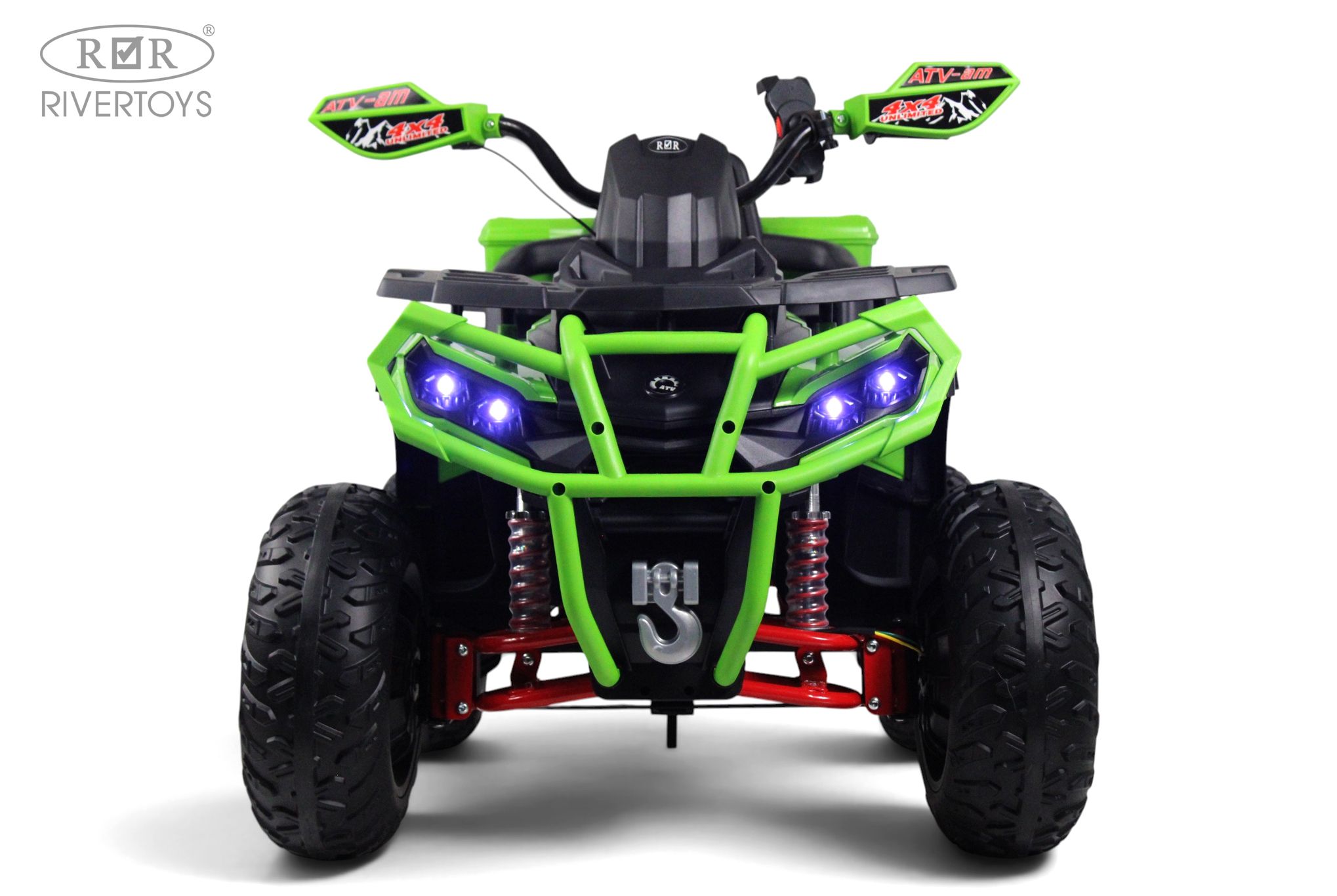 Электромобиль RIVERTOYS Z111ZZ-NEW-GREEN С пультом ДУ - фото 11