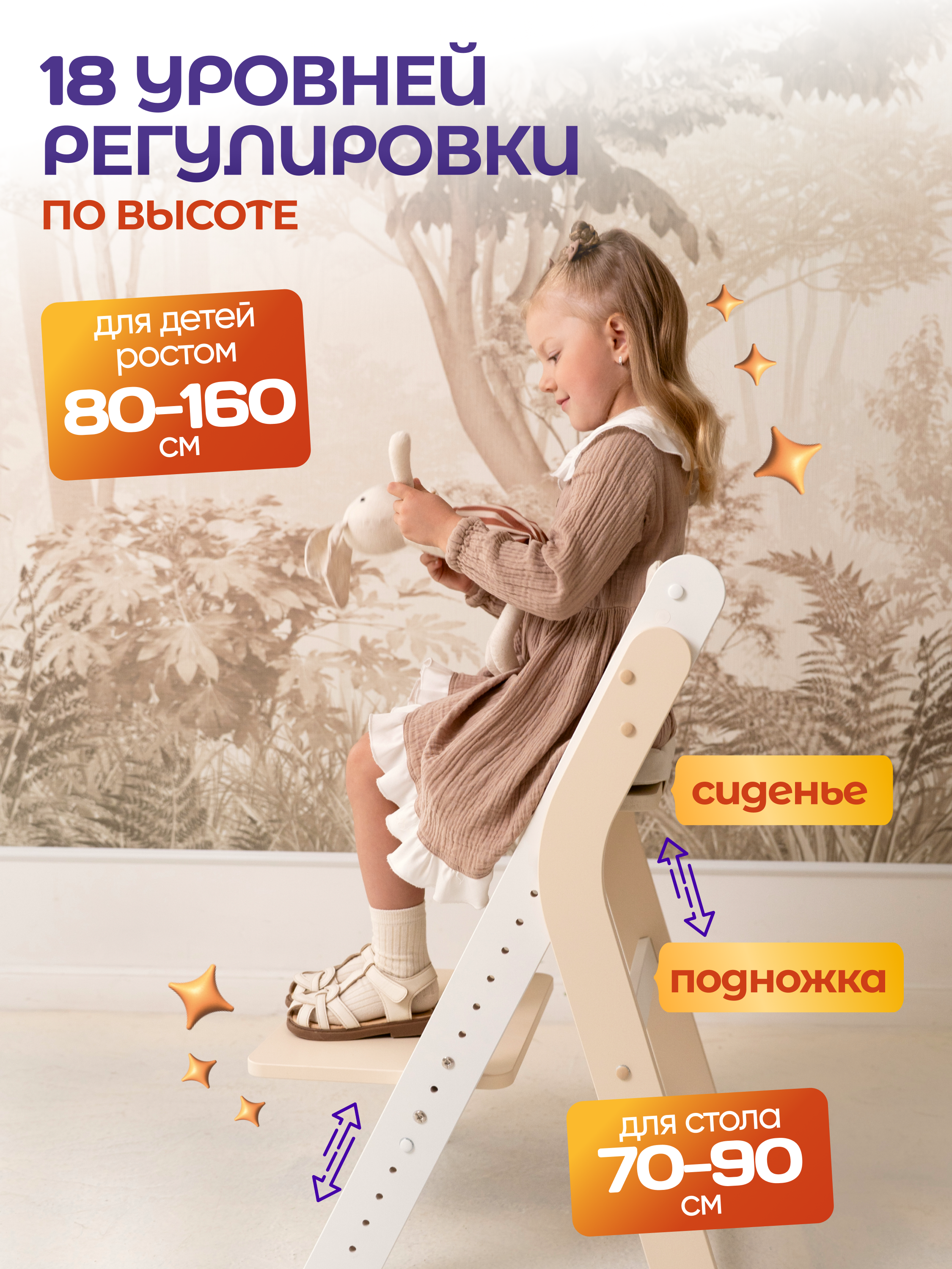 Стульчик для кормления Magic Stories - фото 2