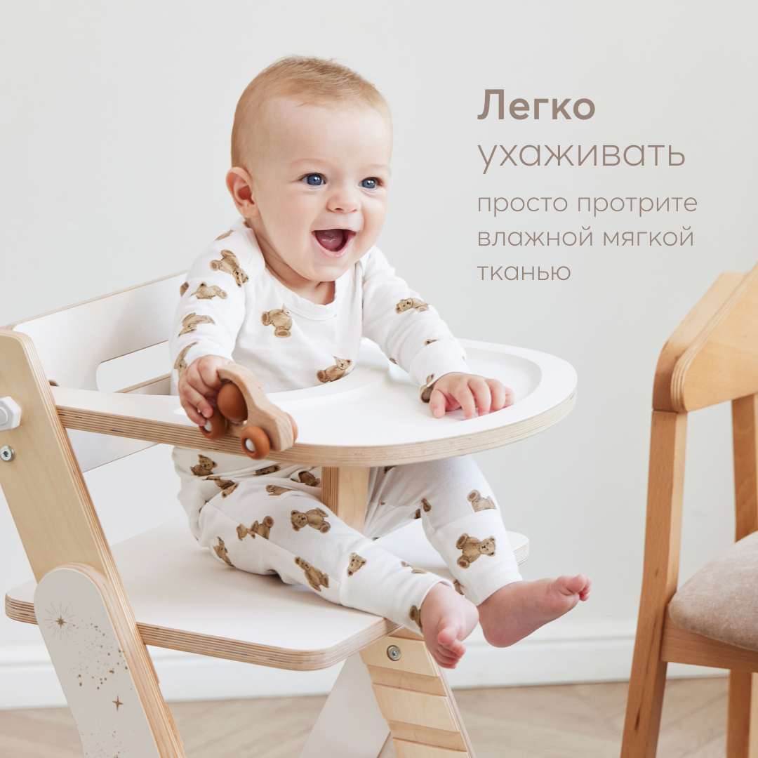Стульчик для кормления Happy Baby Calmy классический - фото 6
