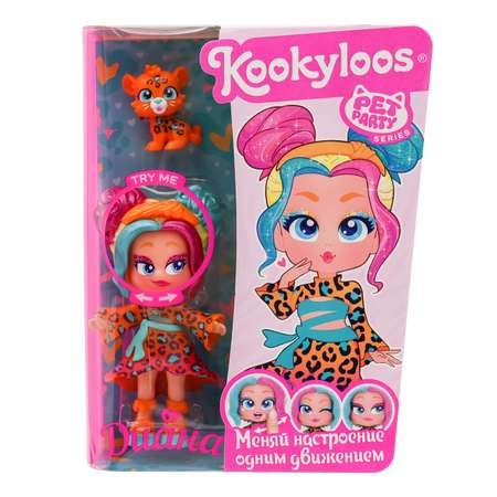 Кукла мини Kookyloos кукла Diana и питомец
