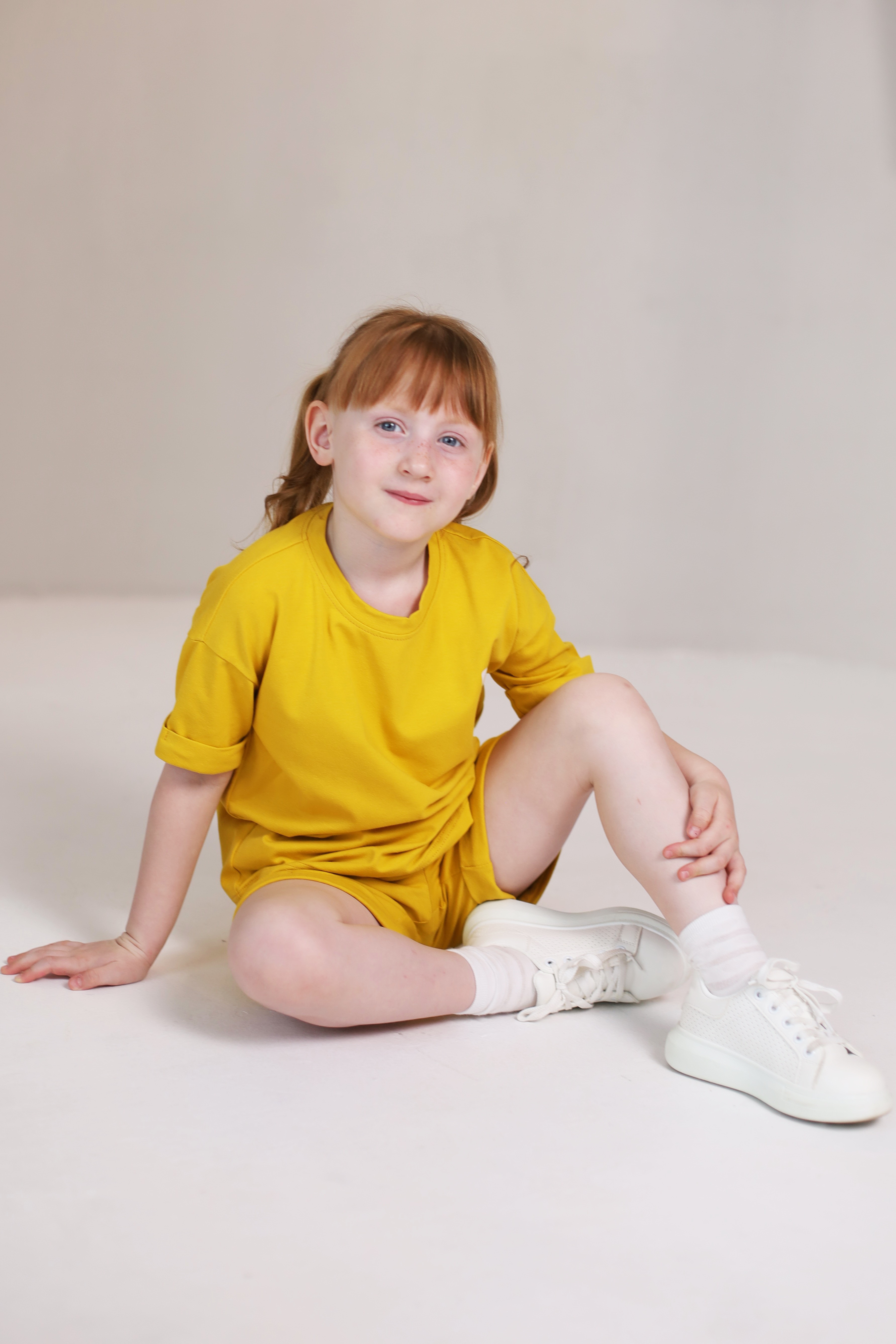 Костюм Агапэ 8016_горчичный - фото 3