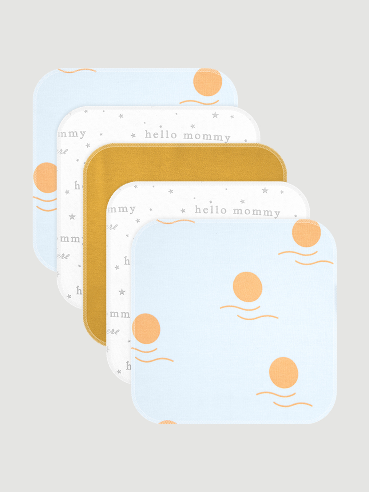 Нагрудник Mjolk текстиль 5 шт. - фото 2