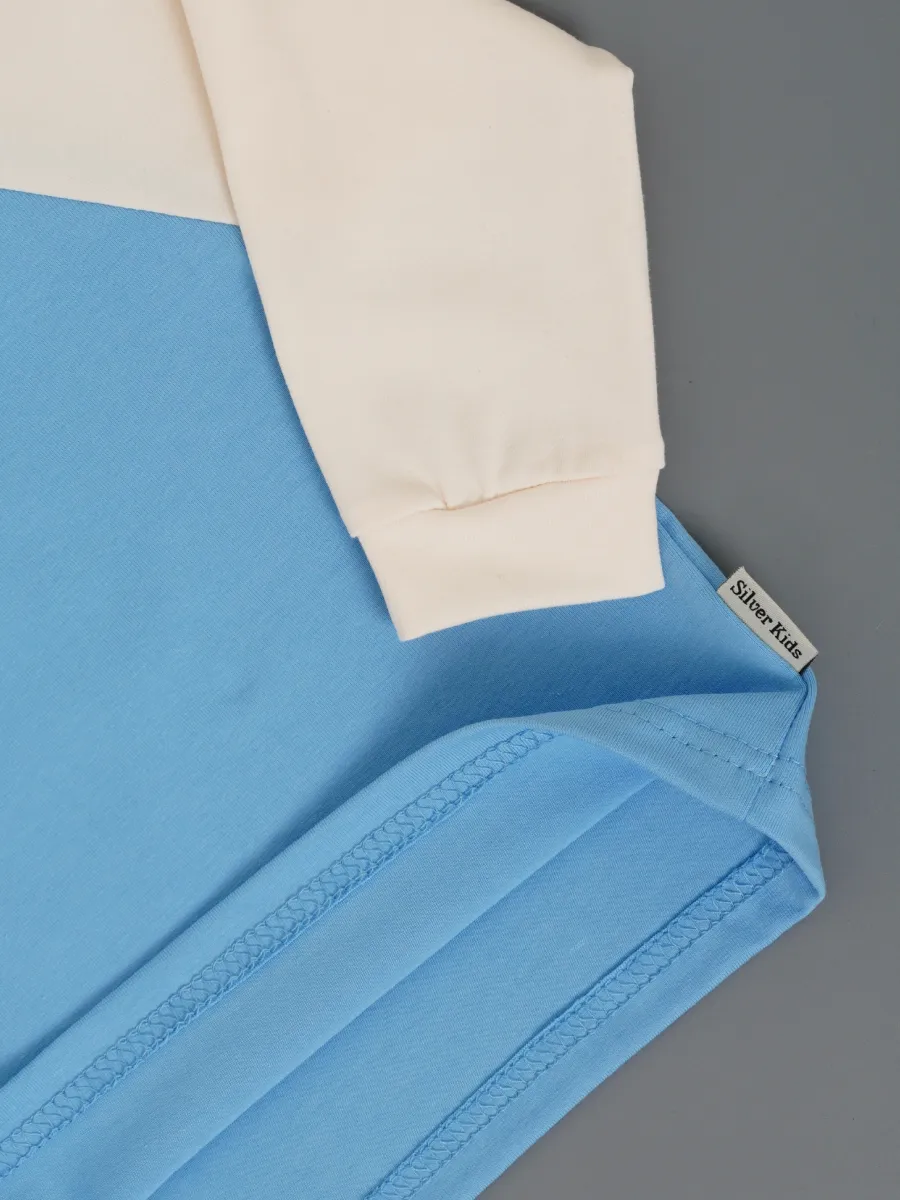 Лонгслив 2 шт Супер Пупс лонг/2шт/рукав/голубой - фото 13