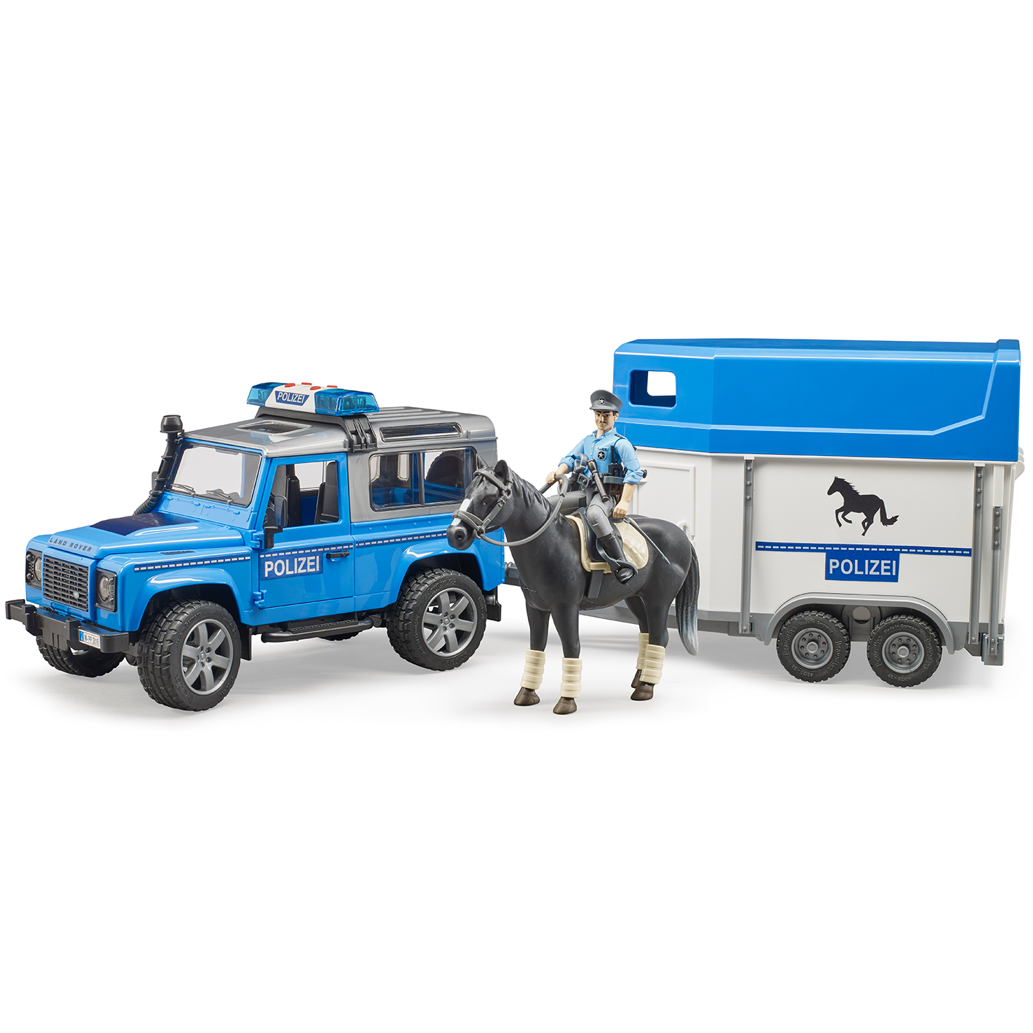 Игровой набор Bruder Land Rover Полиция 02-588 - фото 1