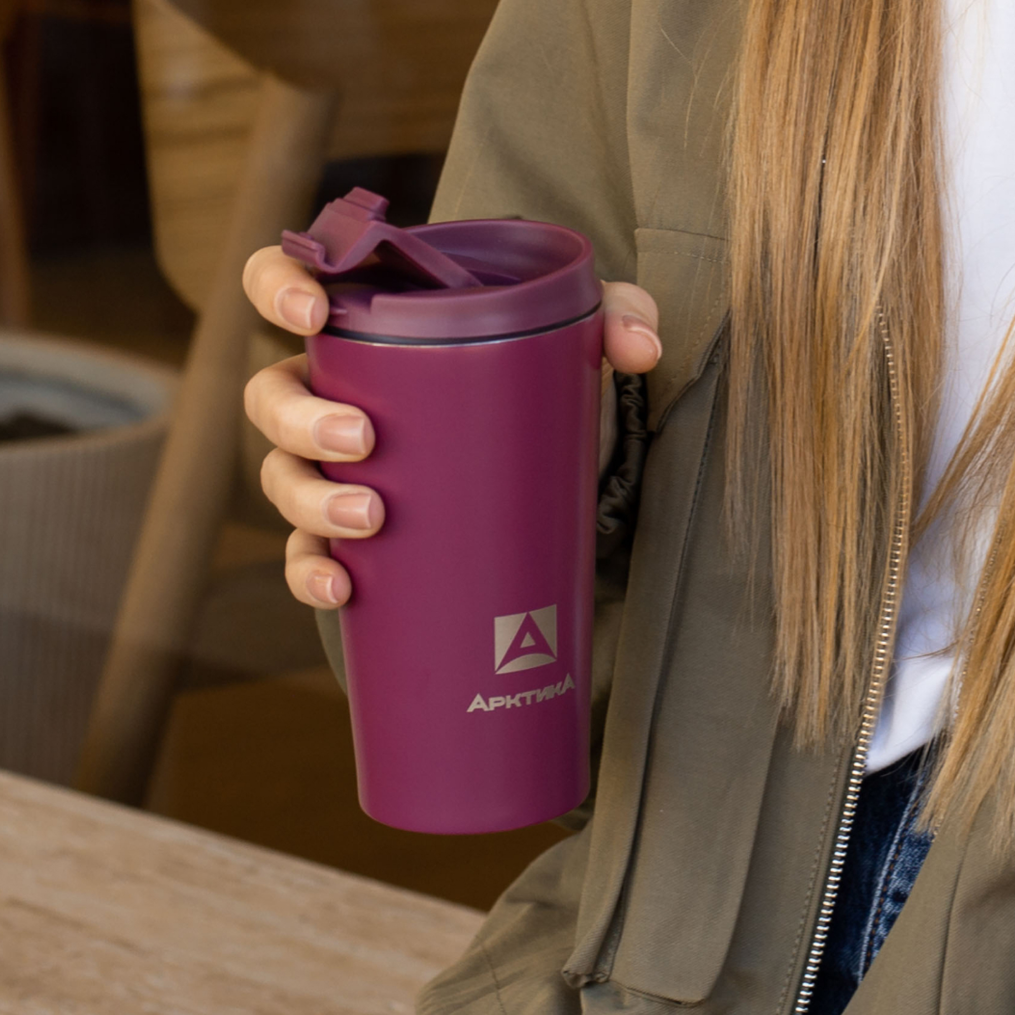 Термокружка Арктика 716-360 вишня - фото 7