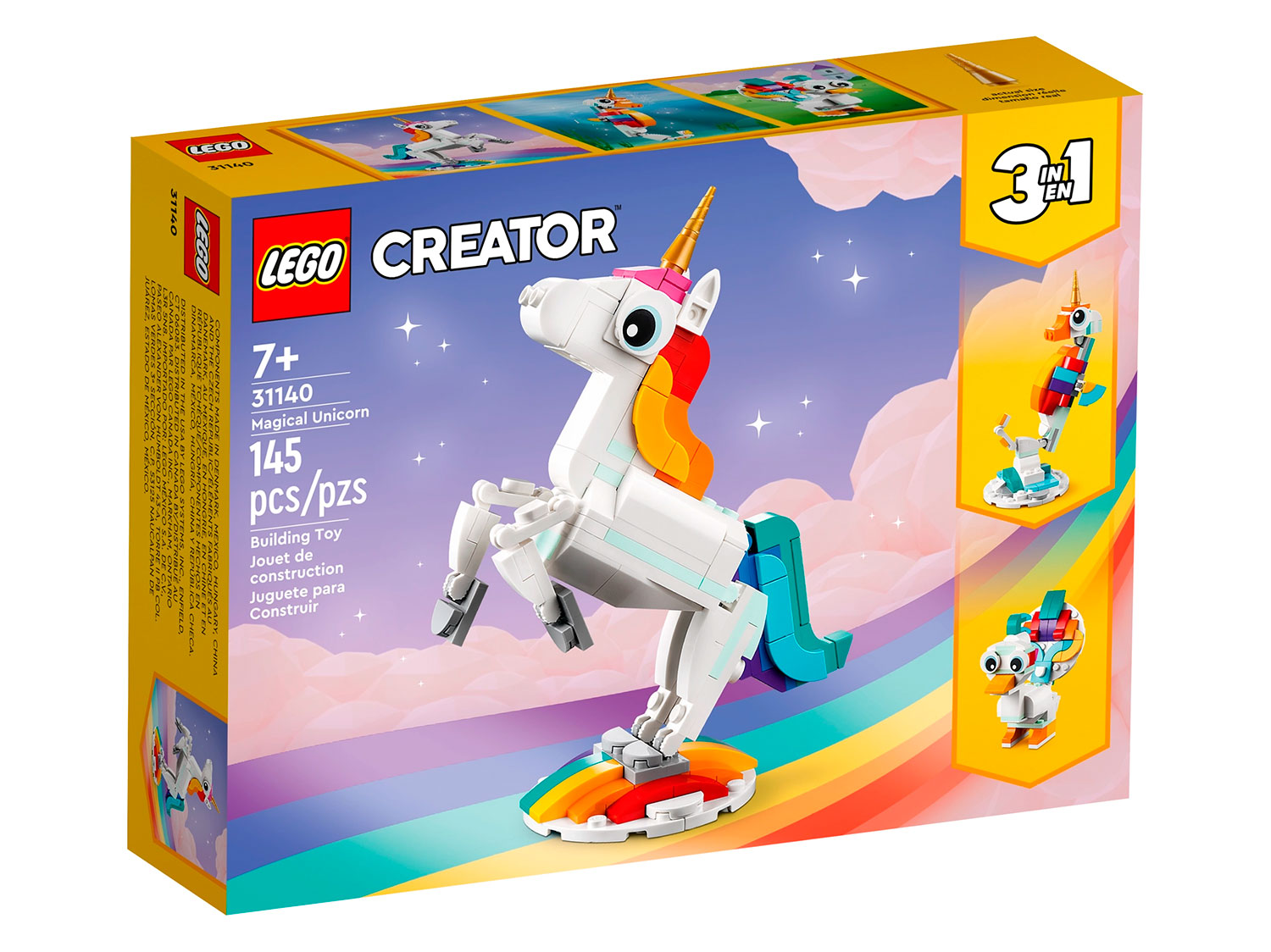 Конструктор LEGO Creator Волшебный единорог 31140 145 дет. - фото 9