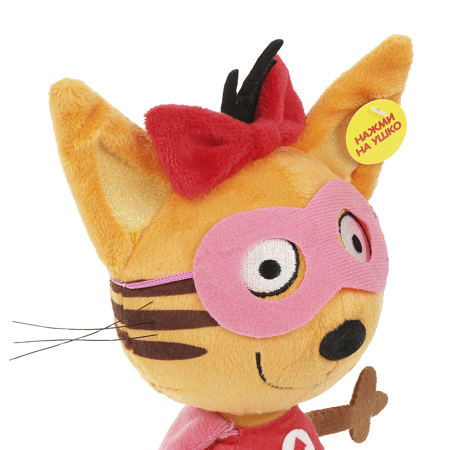 Мягкая игрушка Мульти Пульти котик Карамелька - фото 3