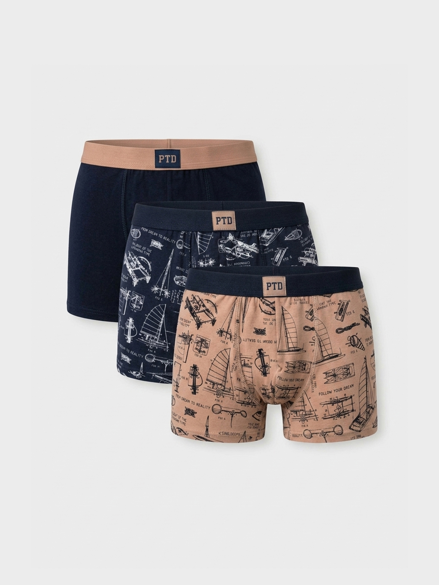 Изображение товара Набор из 3 трусов-боксеров для мальчика подростка PlayToday 122