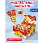 Жевательная конфета Сладкая сказка БАБА ЯГА карамельное яблоко 11г х 48 шт