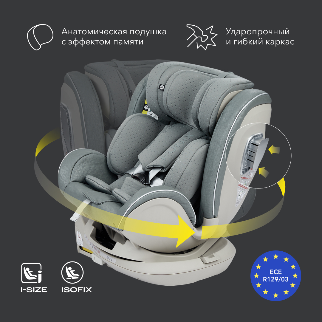 Автокресло Happy Baby Isofix 0+/1/2/3 (0-36 кг) - фото 11