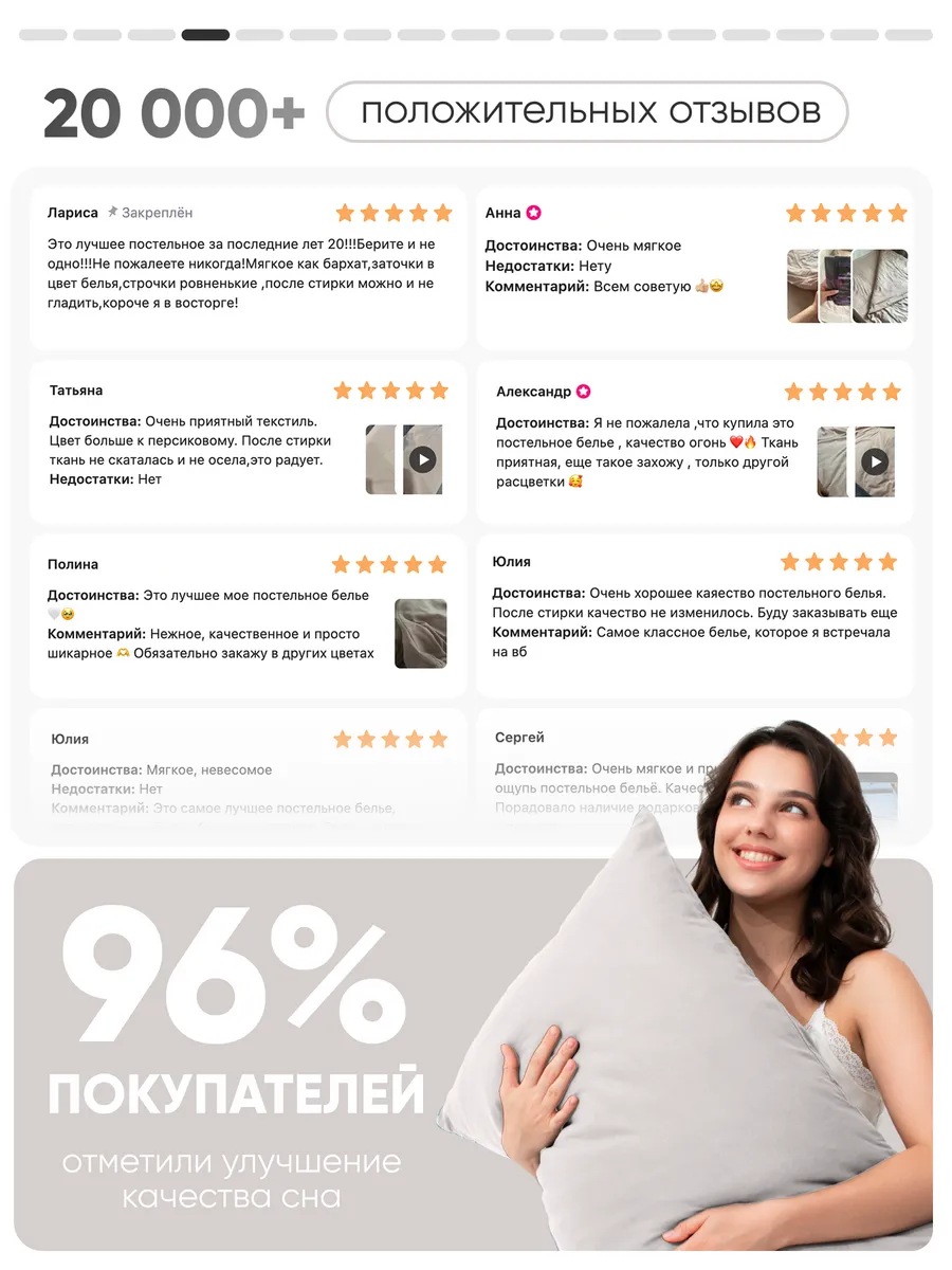 Комплект постельного белья My Cool Home двуспальный 4 предм. - фото 6