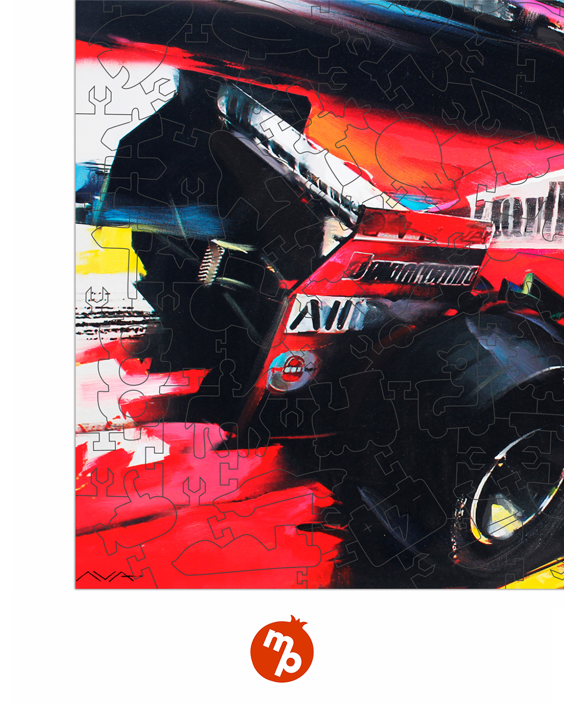 Пазл 1TOY Автомобиль гоночный деревянный - фото 7