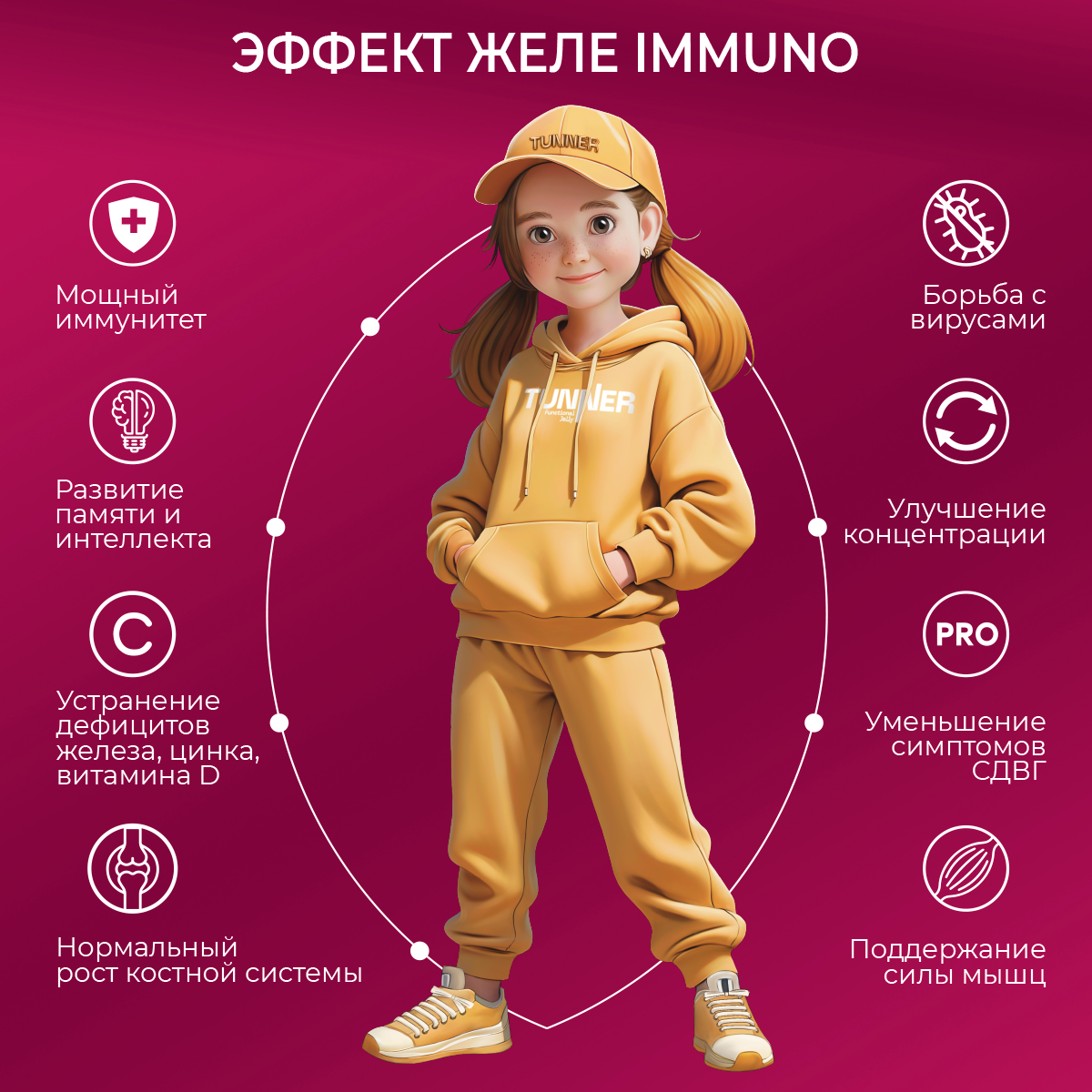Функциональное желе TUNNER Малина - фото 9