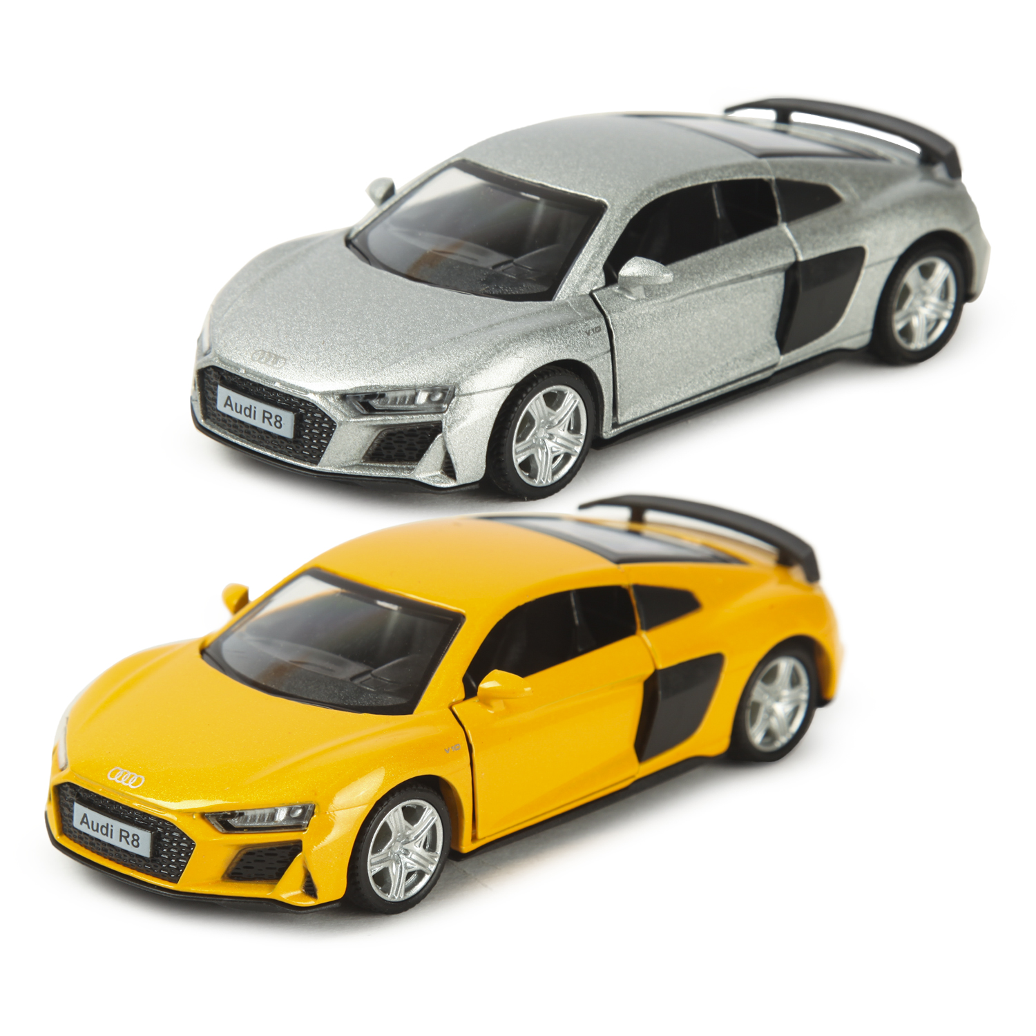 Автомобиль Mobicaro Audi R8 1:32 серебряный в ассортименте 544046 - фото 1