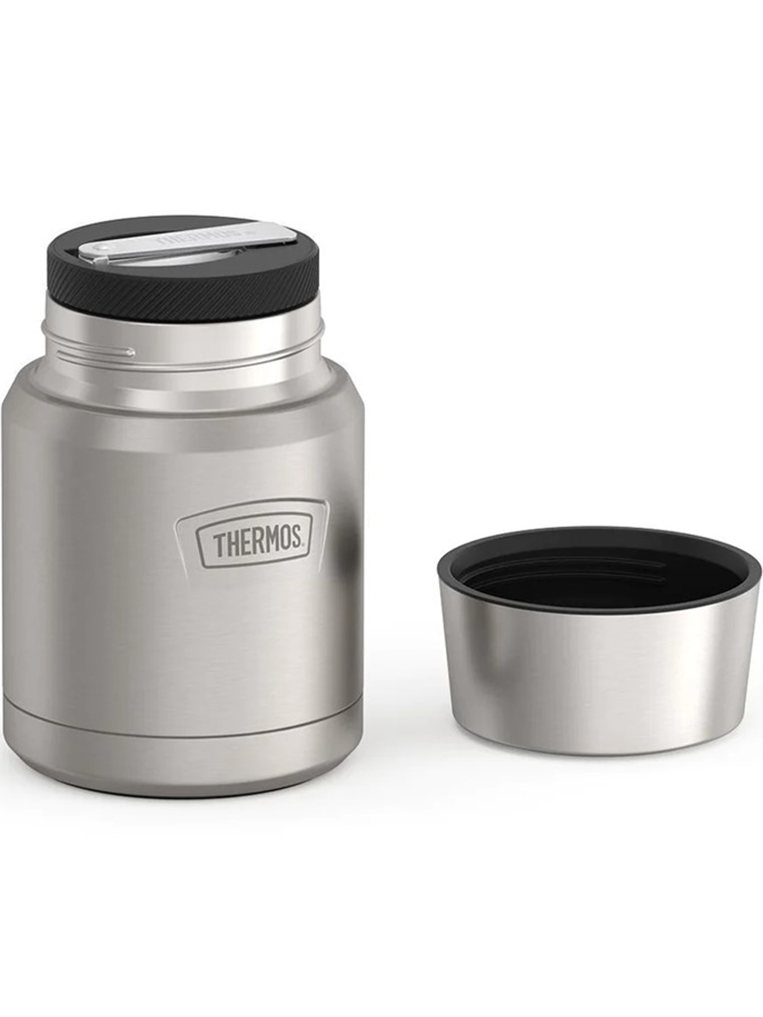 Термос для еды супа 470 мл с ложкой THERMOS ICON-300 стальной – нержавеющая сталь герметичный тепло/холод 10/24 часа - фото 8