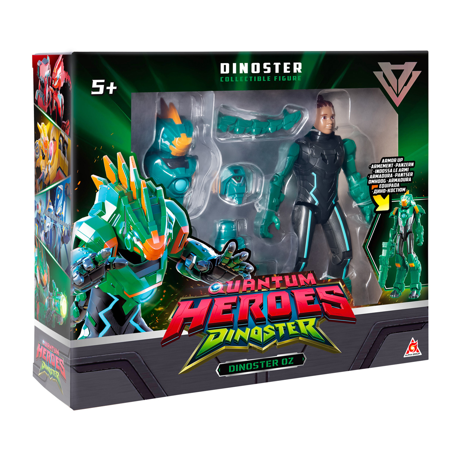 Фигурка Dinoster Оз в дино-костюме - фото 3