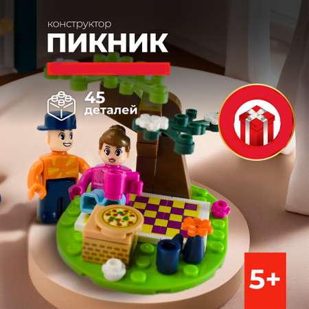 Конструктор kids bricks Пикник 45 дет.