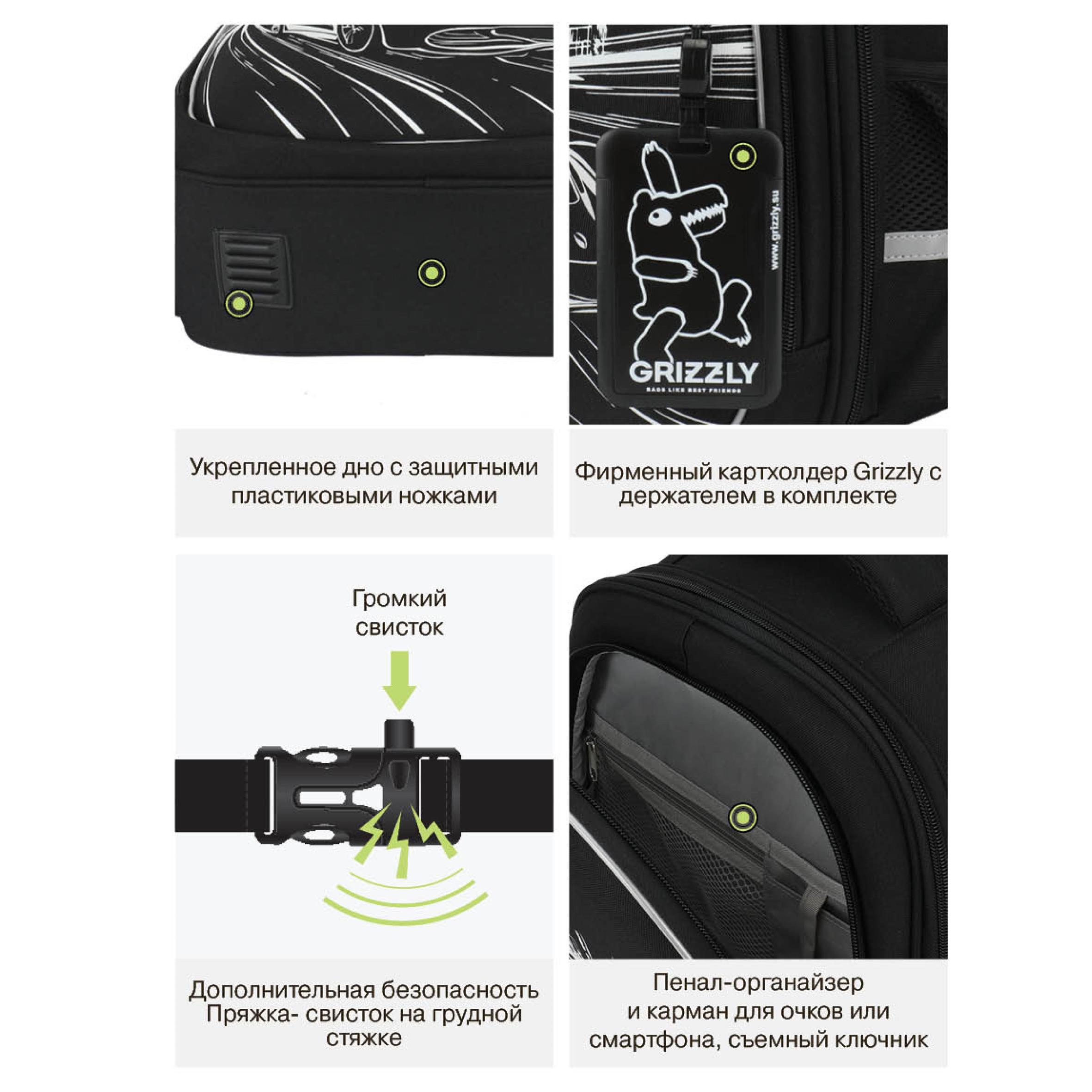Ранец Grizzly Город - фото 12