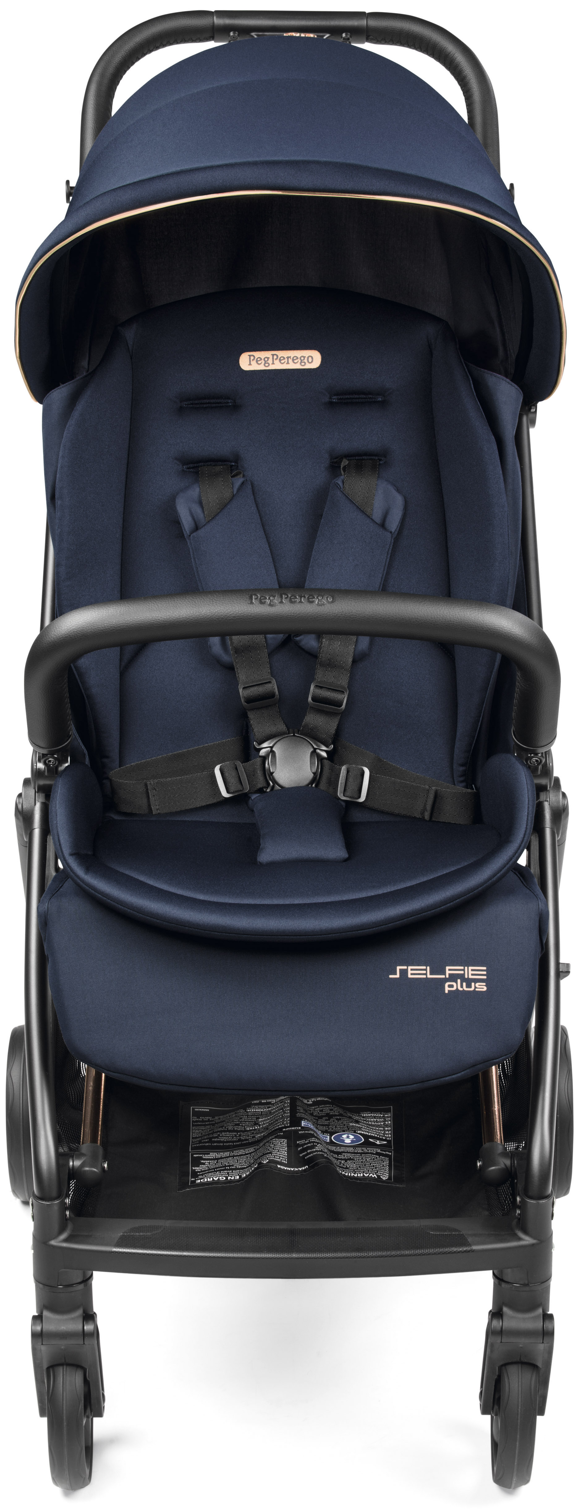 Коляска прогулочная Peg-Perego Selfie Plus синий - фото 3