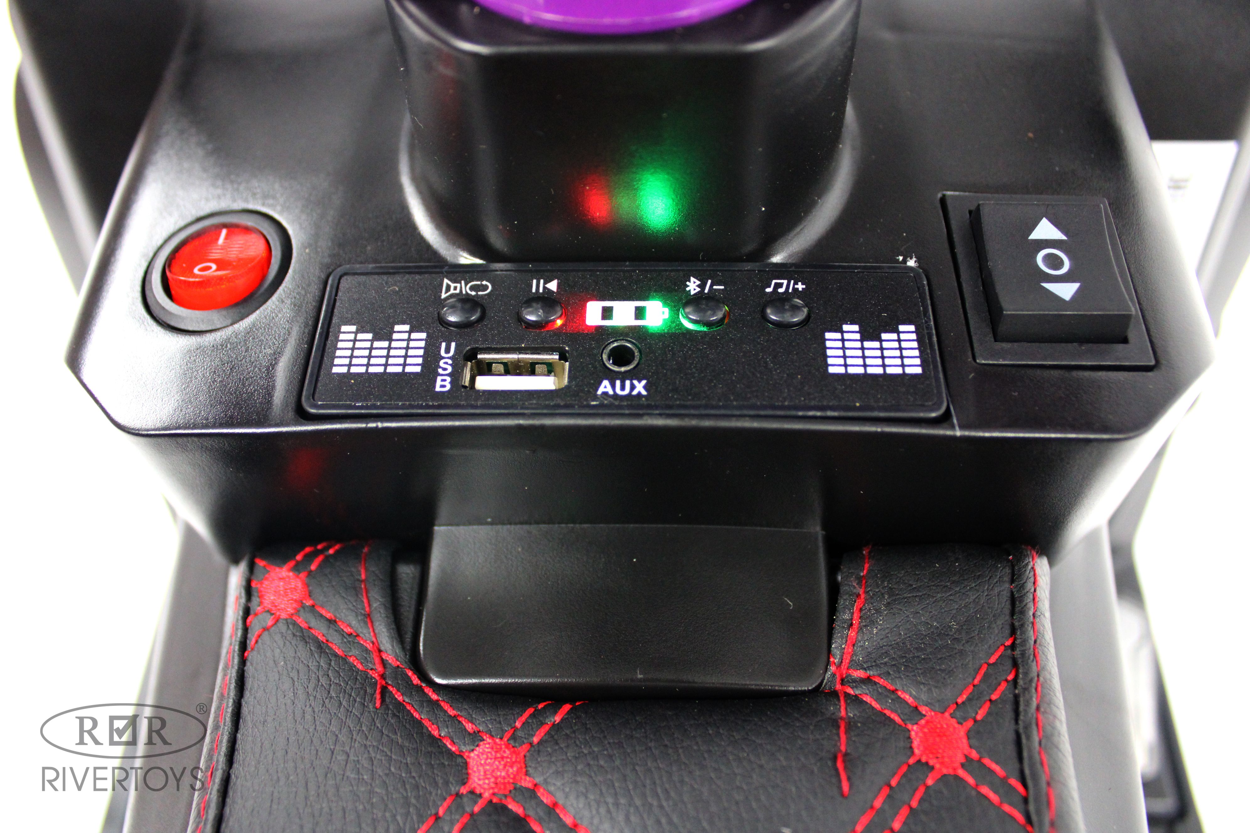 Электромобиль RIVERTOYS G005GG-VIOLET С пультом ДУ - фото 17